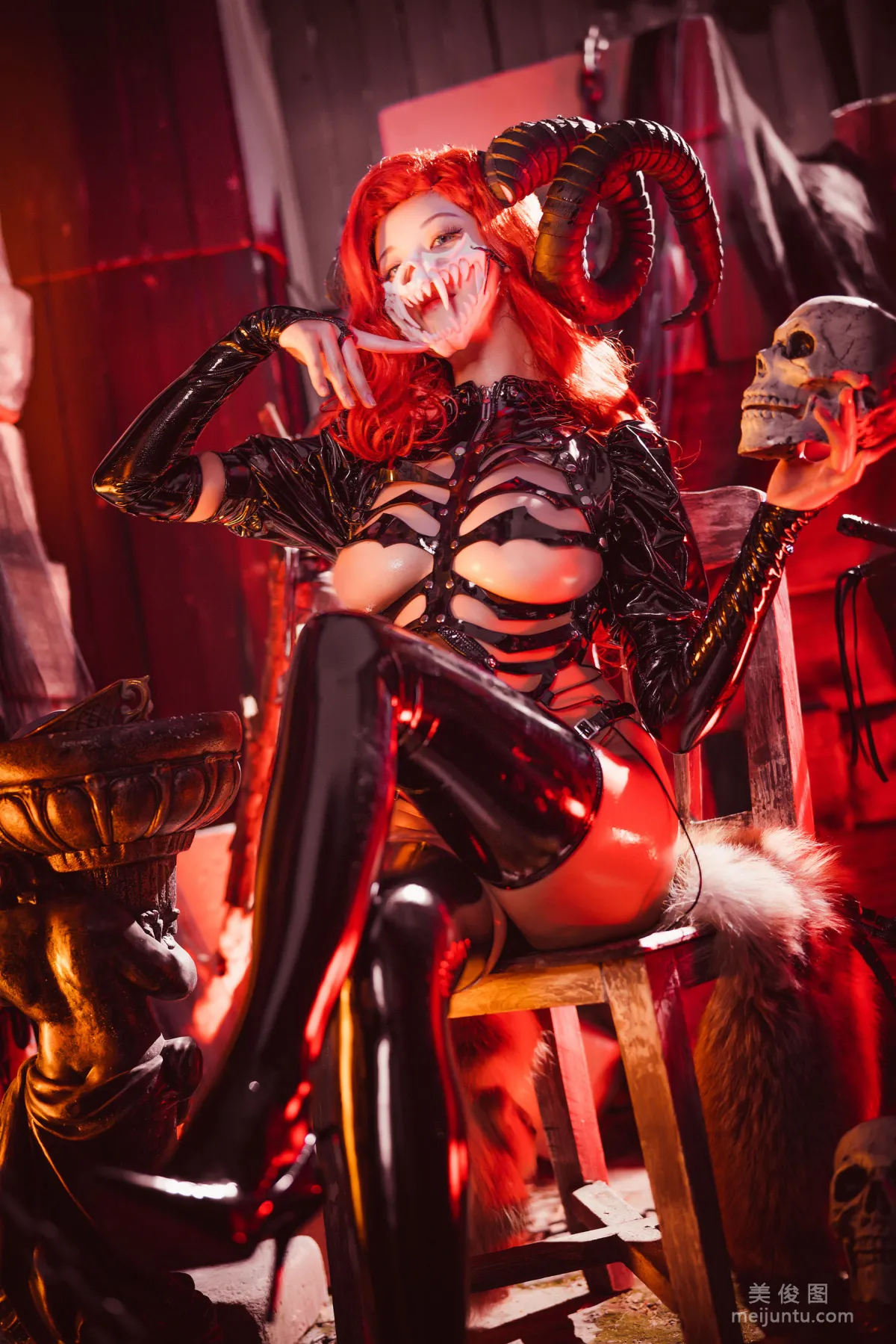 [Web Idols] Cute Girl Mizhi Maoqiu - Skeleton photo 15