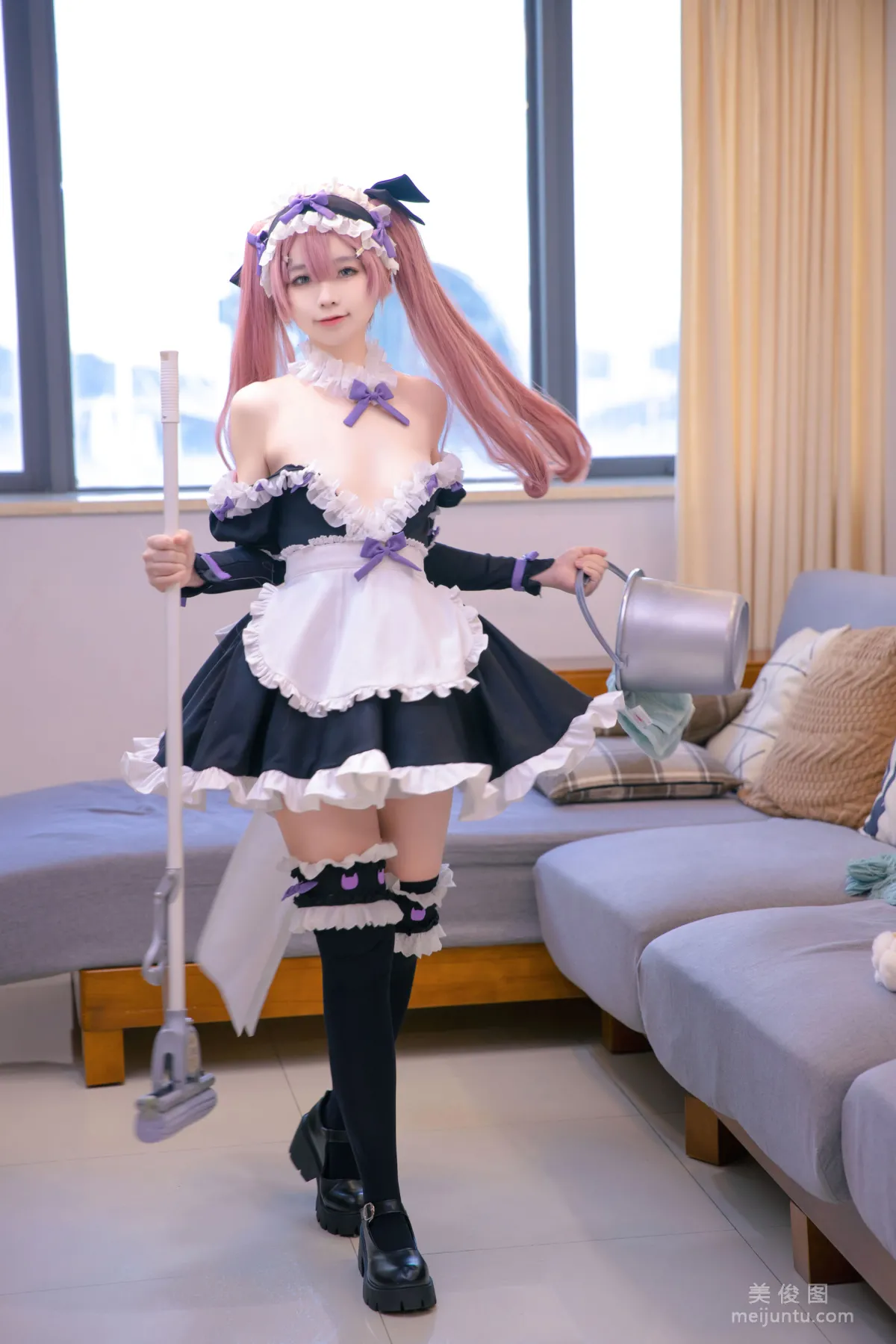 [Web Idols COSER] Anime Blogger G44 Buhui Shoushang, Lade Maid photo 14