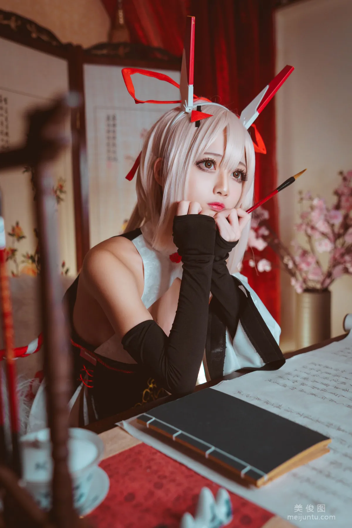 [Internet Celebrity COSER] Chongtian Linhua Rinka - Ayanami Cheongasm photo 8