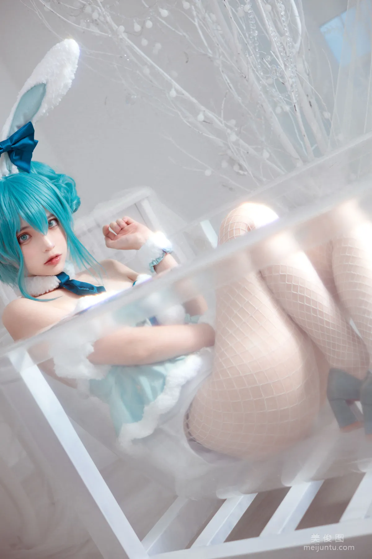 [網紅COSER] 瘋貓ss - miku初音兔女郎 16