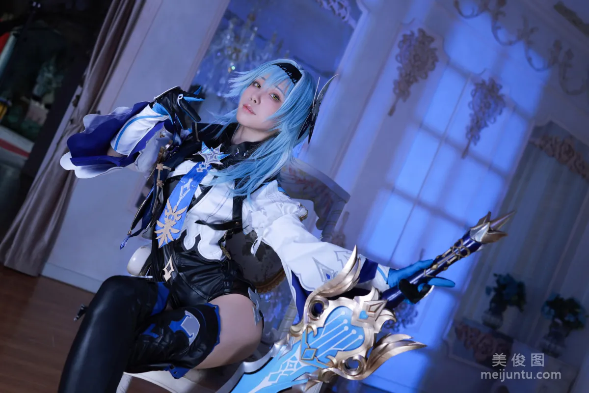 [网红COSER] 动漫博主水淼aqua - 原神优菈 原造9
