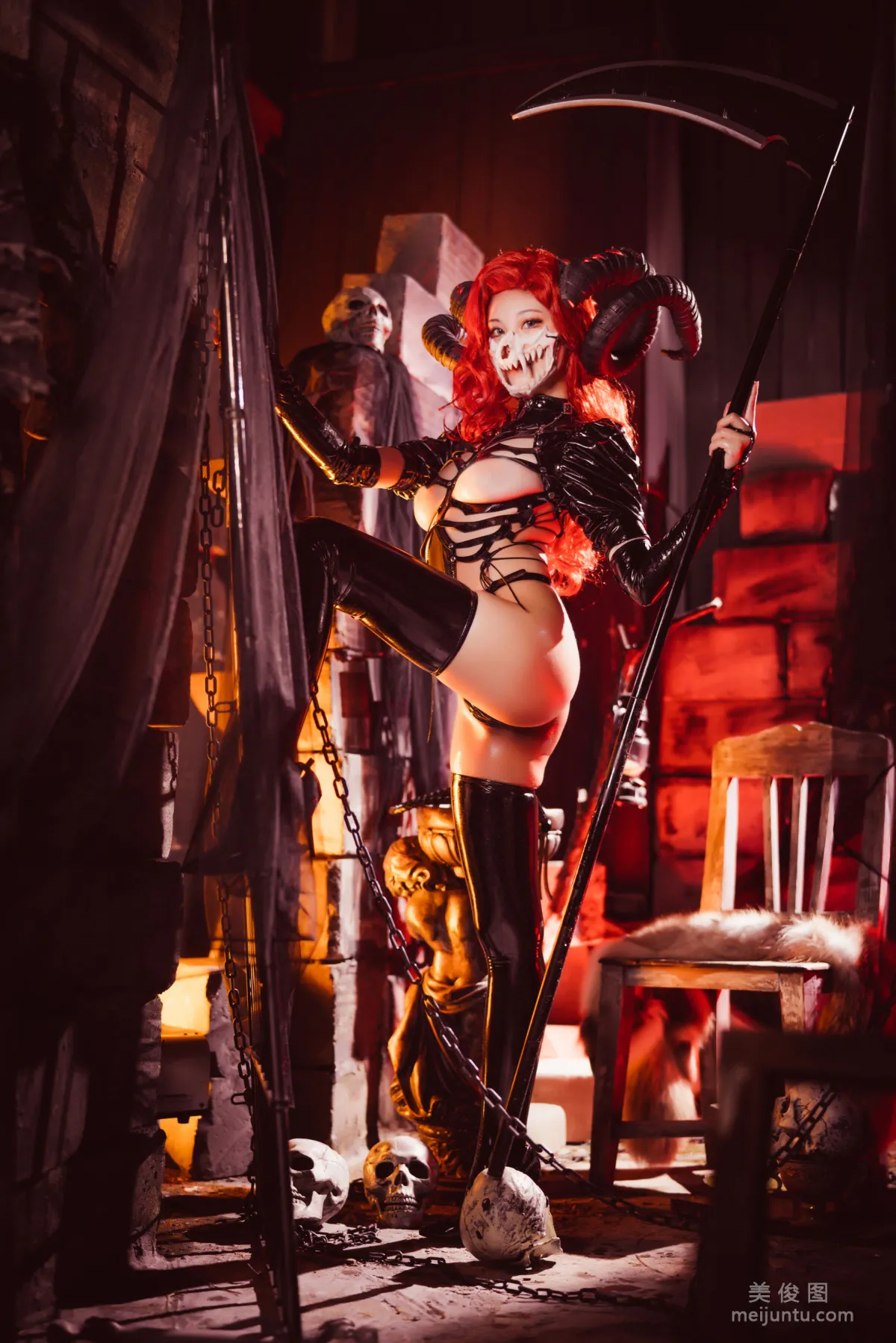 [Web Idols] Cute Girl Mizhi Maoqiu - Skeleton photo 18