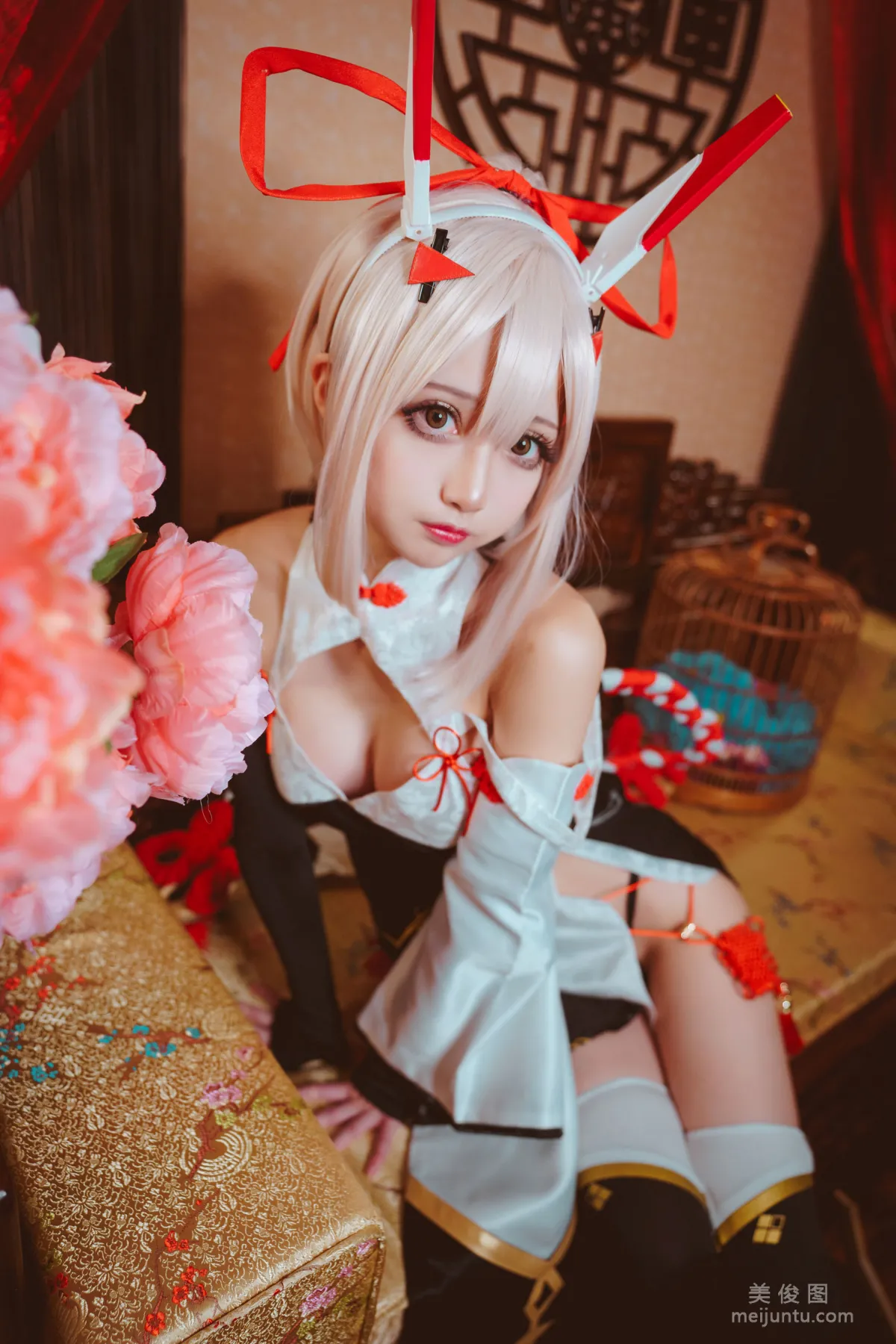 [Internet Celebrity COSER] Chongtian Linhua Rinka - Ayanami Cheongasm photo 7