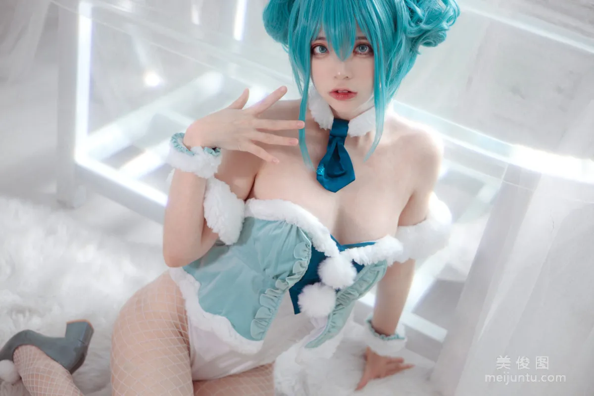 [網紅COSER] 瘋貓ss - miku初音兔女郎 3