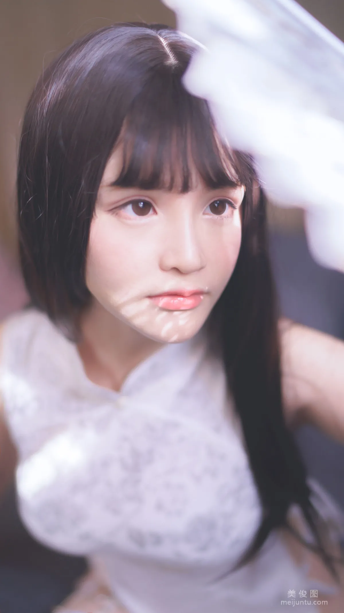[网红COSER] 前羽_rr - 白丝旗袍1