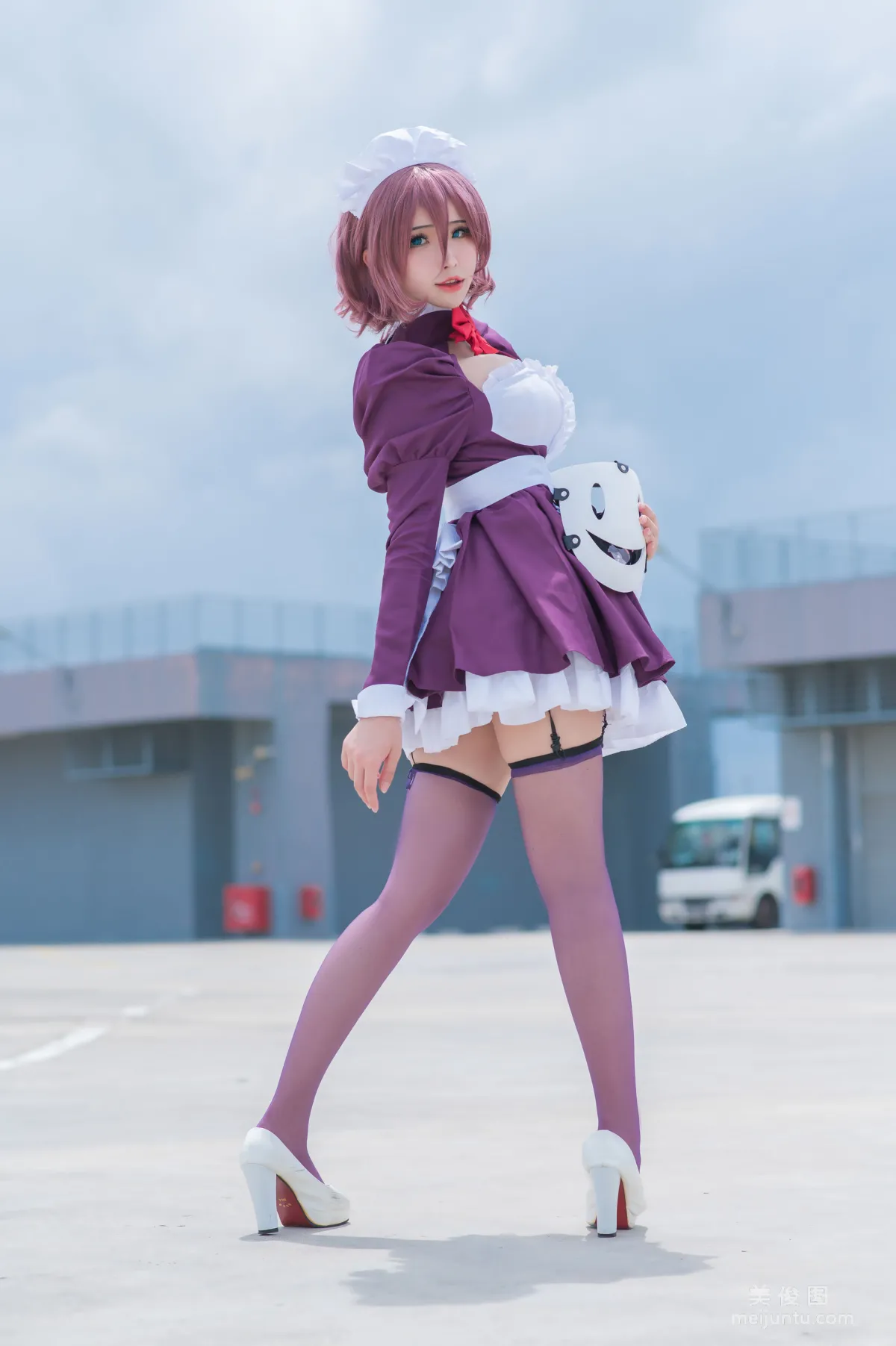 [Web Celebrity COSER] Plant Lily - Maid Mask photo 2