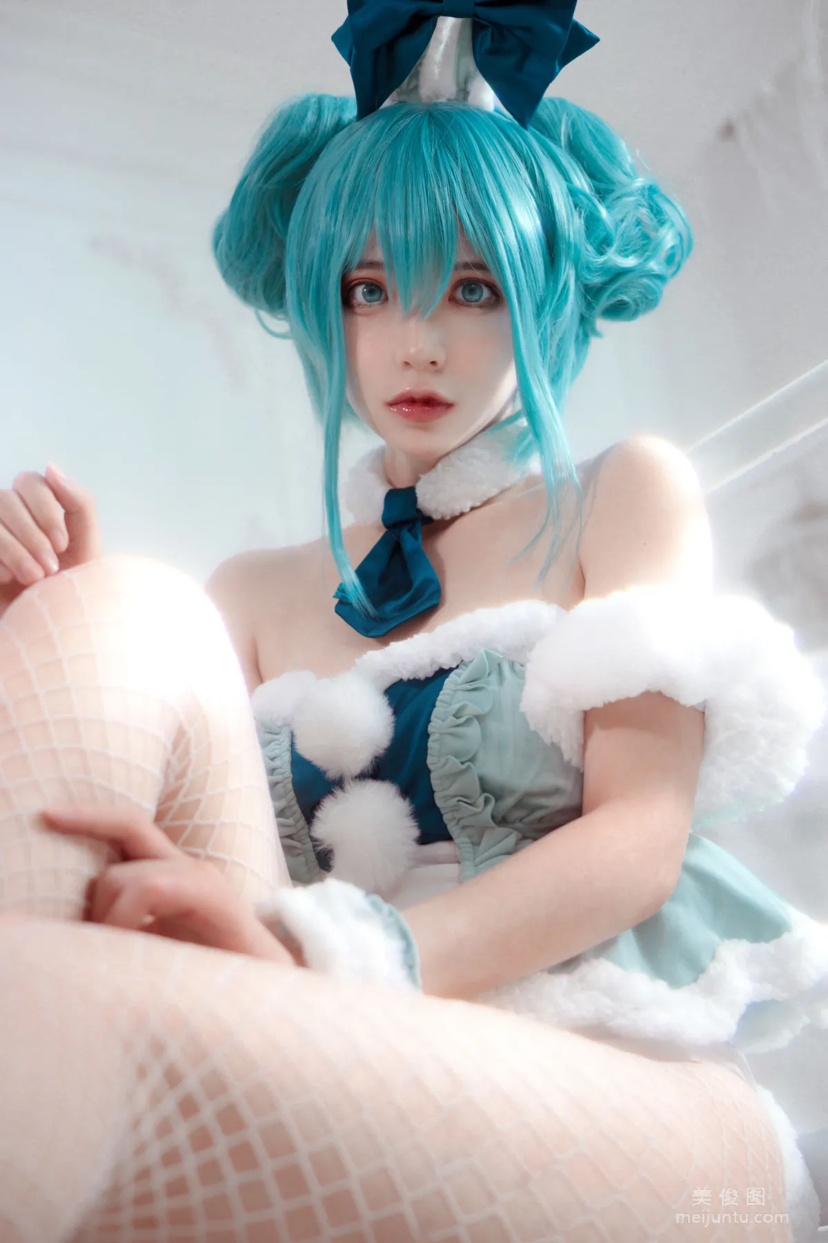 [網紅COSER] 瘋貓ss - miku初音兔女郎 8
