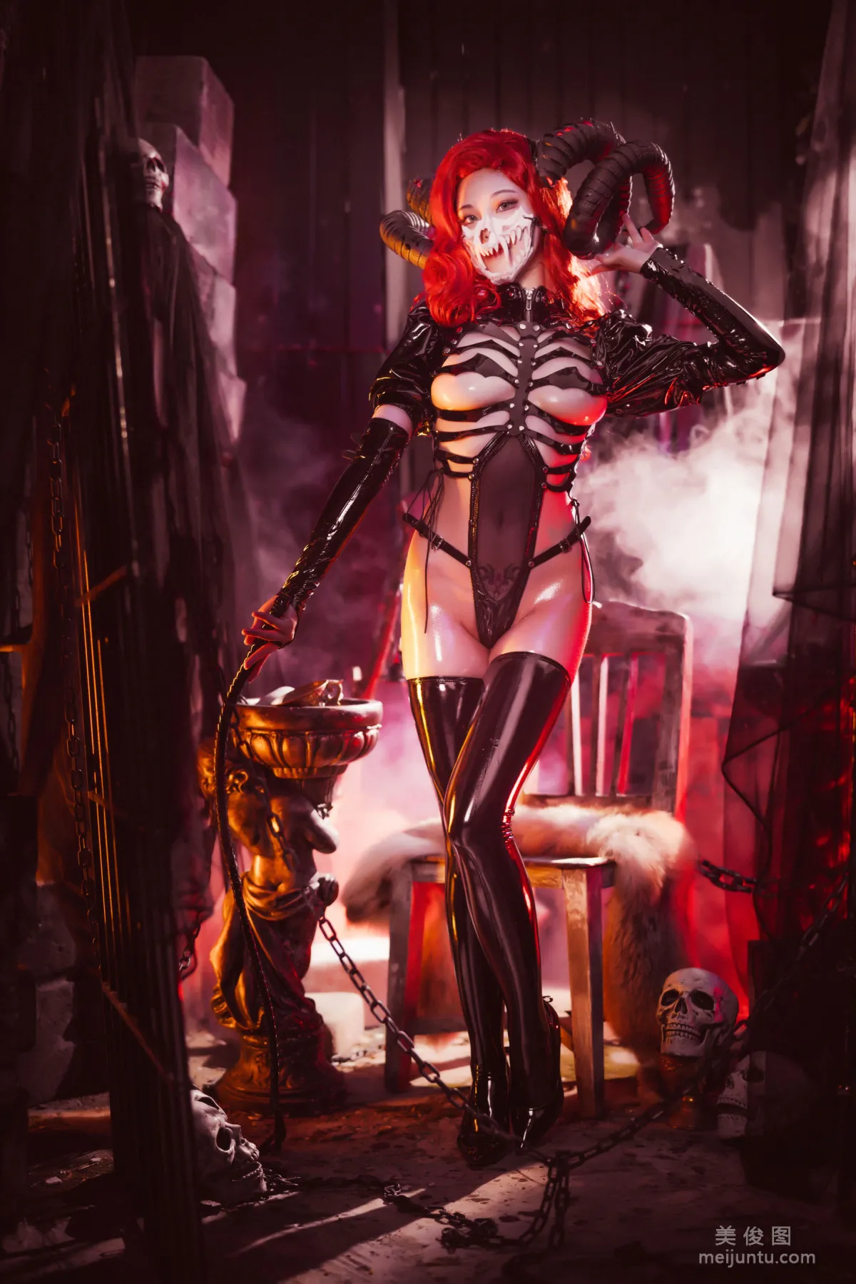 [Web Idols] Cute Girl Mizhi Maoqiu - Skeleton photo 9