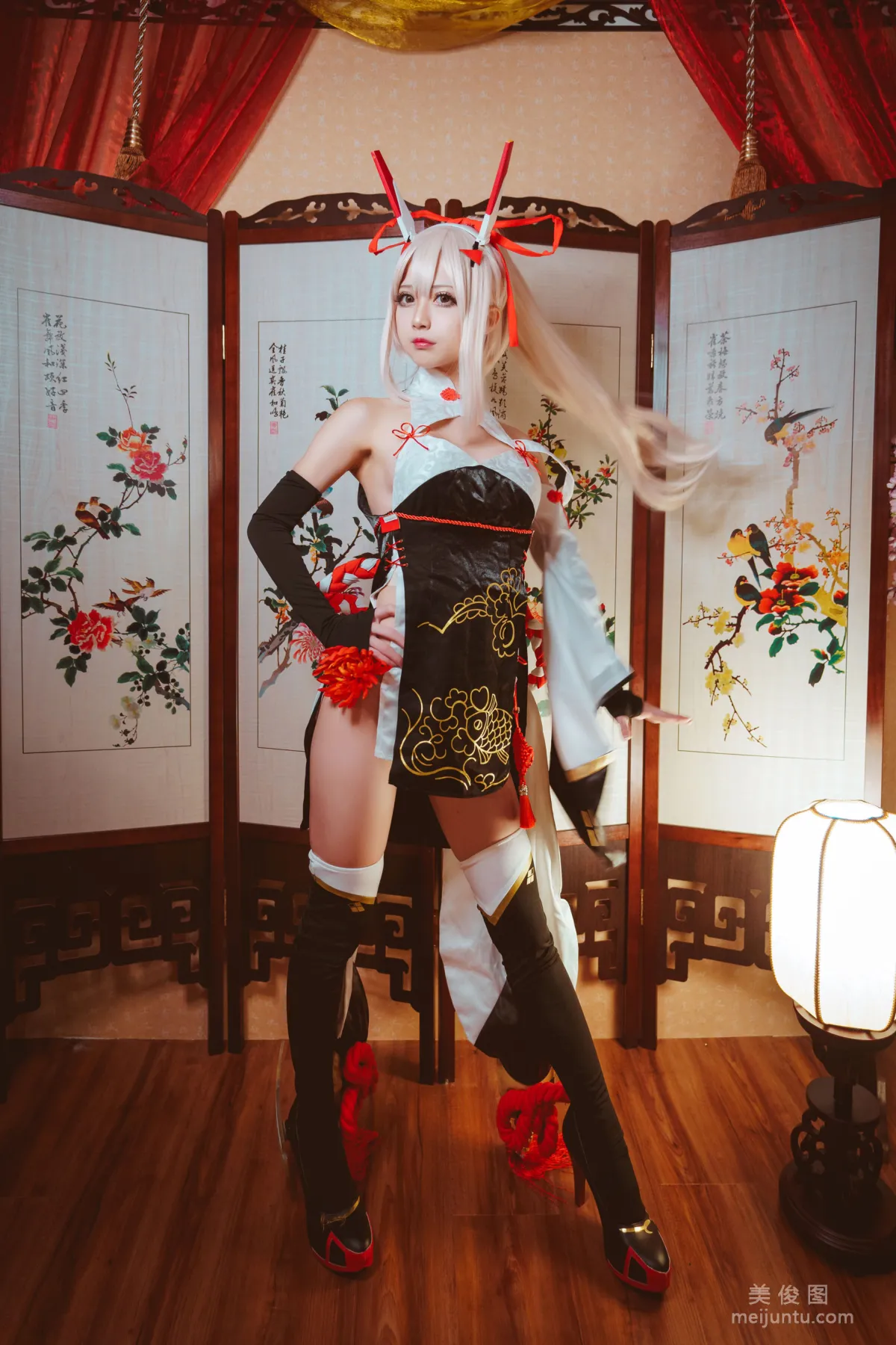 [Internet Celebrity COSER] Chongtian Linhua Rinka - Ayanami Cheongasm photo 12