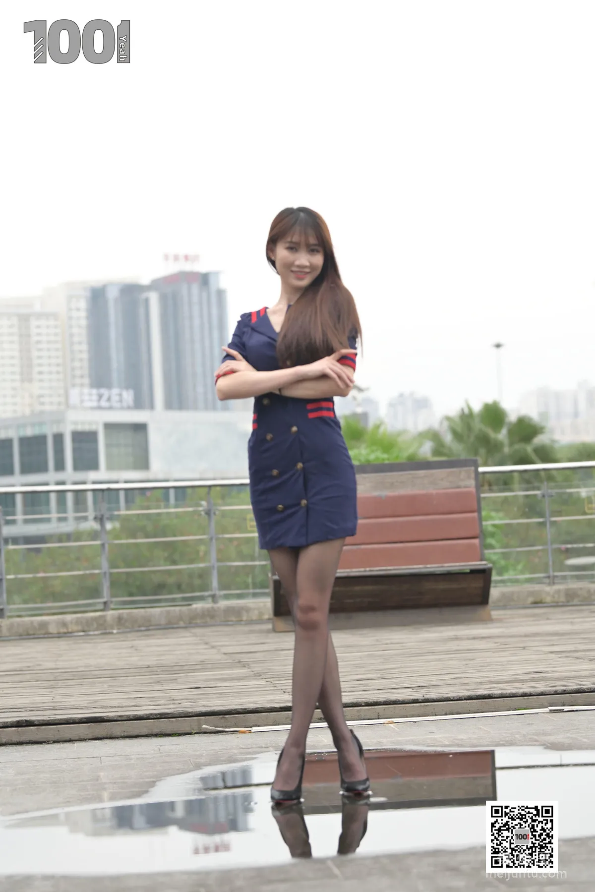 [One Thousand and One Nights] Model Tui Tui, Online Love Meeting 3, Beautiful Legs and Silk Stockings Photo Set photo 66