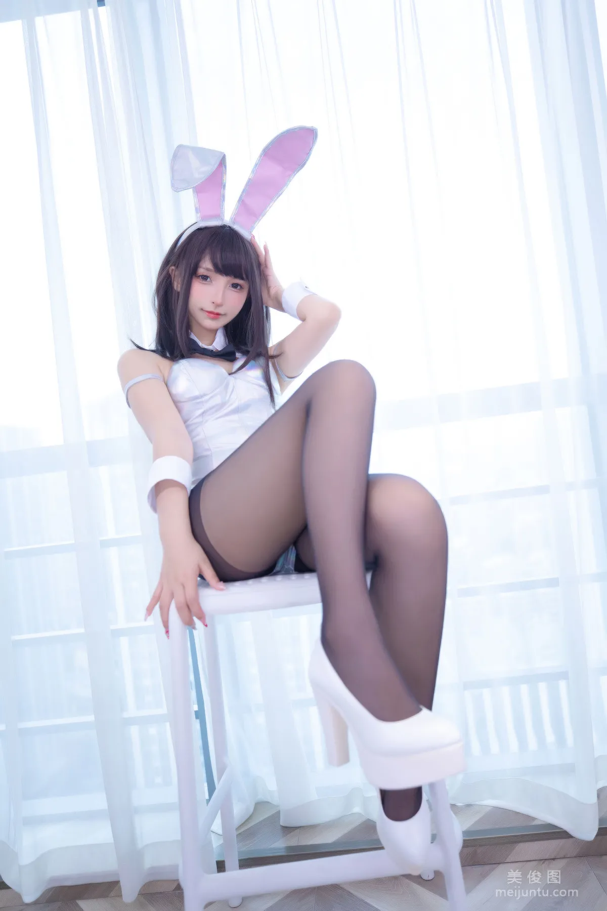 [網紅COSER] 蘿莉神楽闆真冬之バニーバブル 20