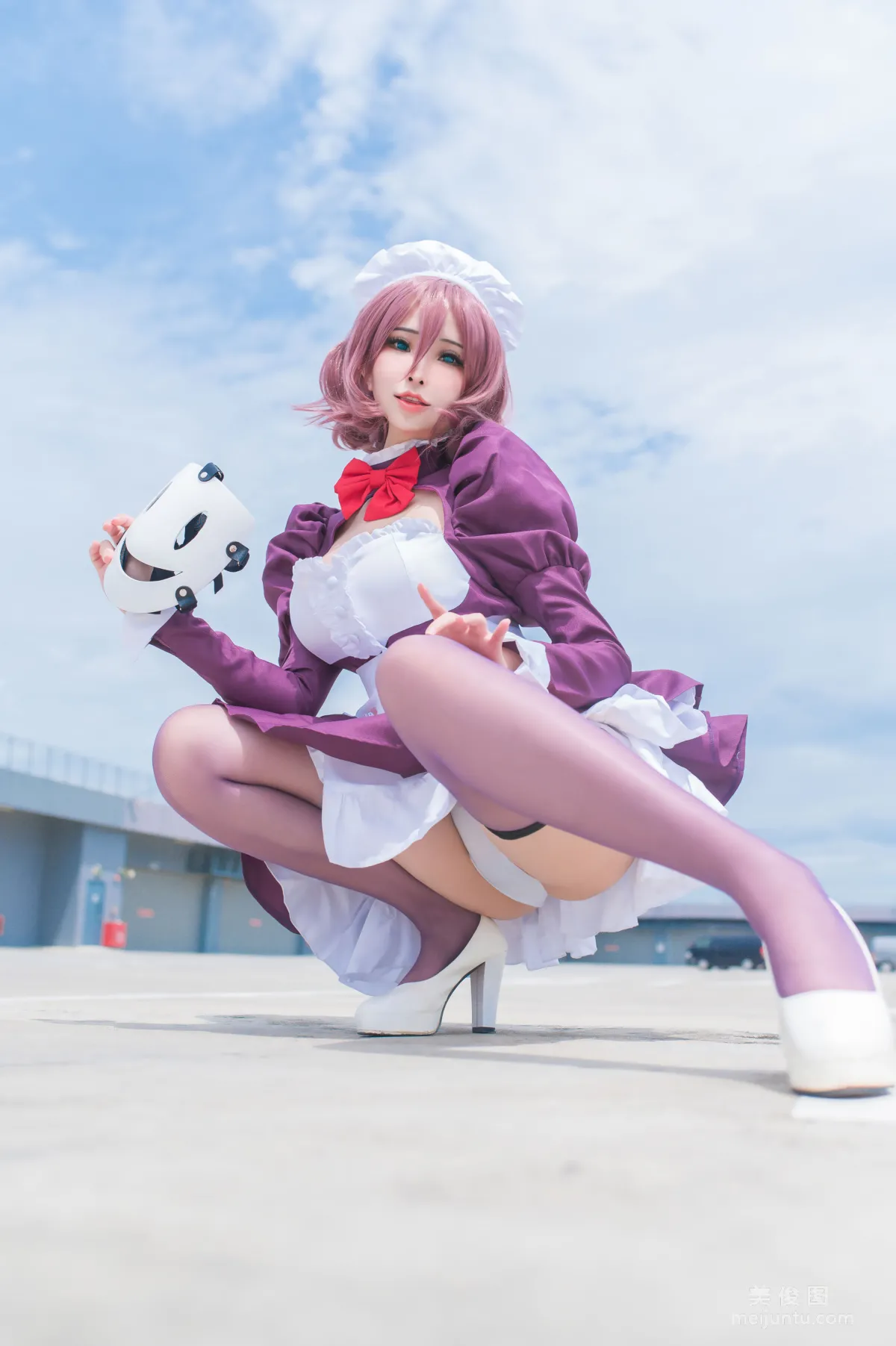 [Web Celebrity COSER] Plant Lily - Maid Mask photo 6