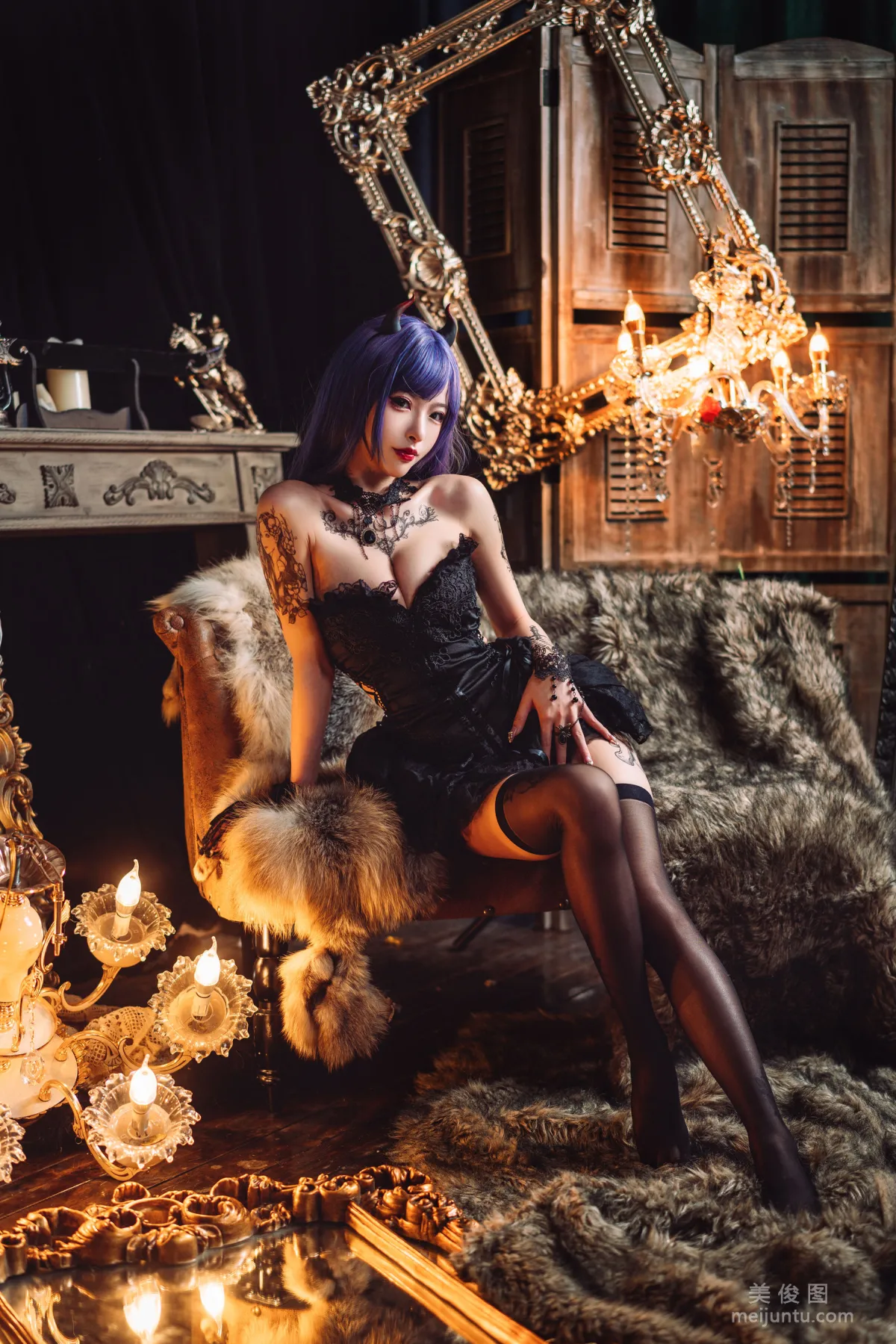 [Cosplay Collection] Beauty Qingshui Younai - Dark Tattoo photo 1