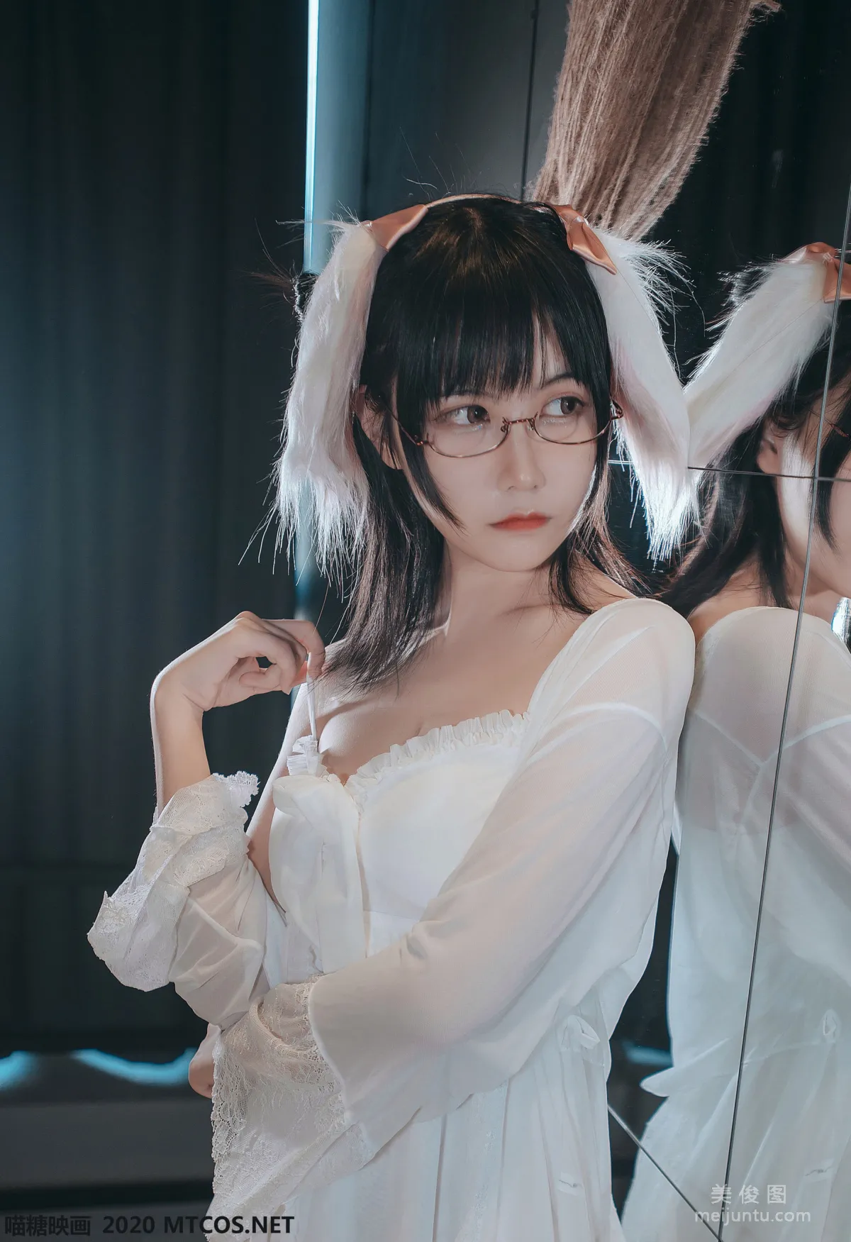 [喵糖映畫] VOL.139 《白色私房睡裙》 寫真集 7