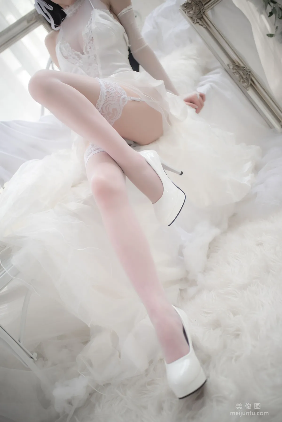 [Cosplay] Beauty Qingshui Younai - Atago Wedding Dress photo 5