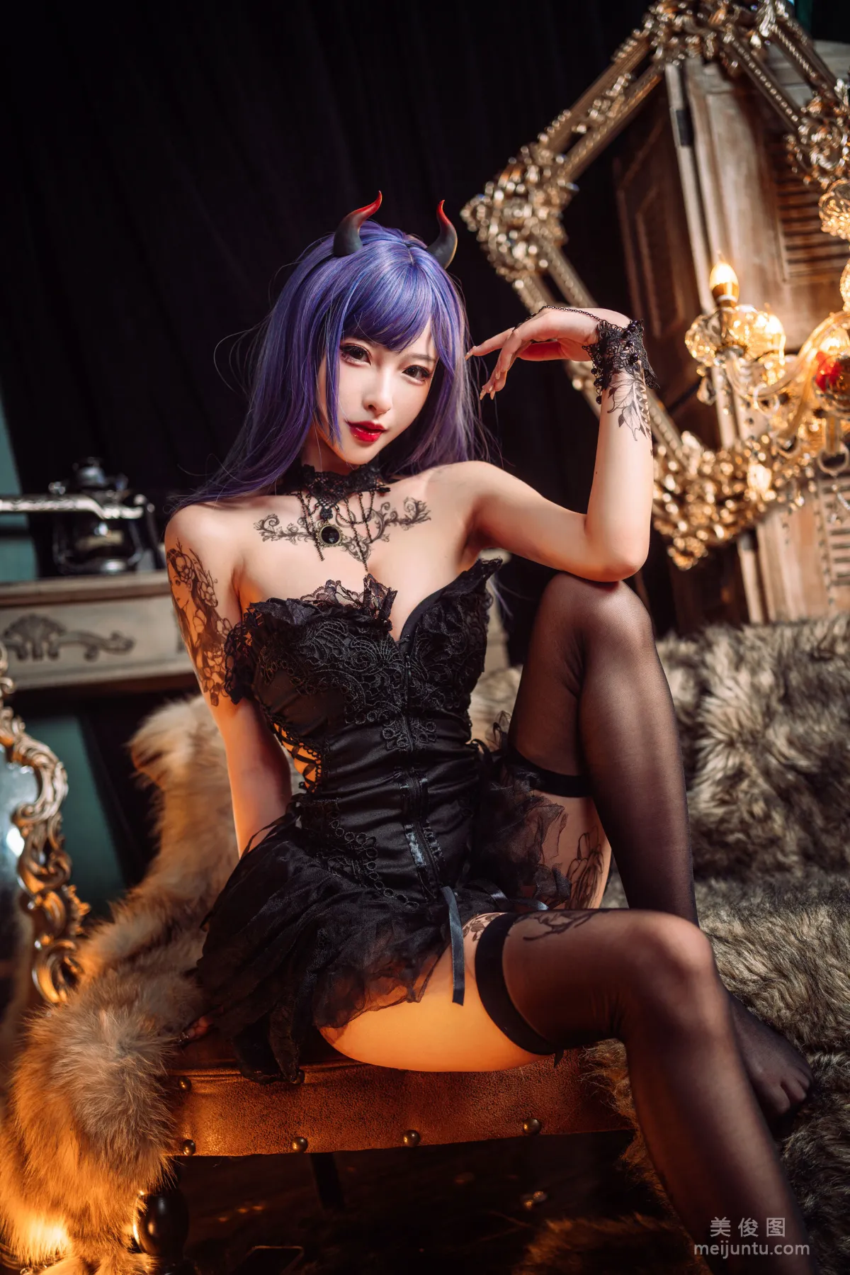 [Cosplay Collection] Beauty Qingshui Younai - Dark Tattoo photo 7