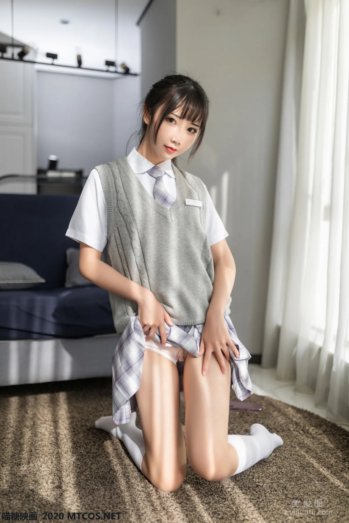 [喵糖映画] JKL.001 《制服少女》 写真集6