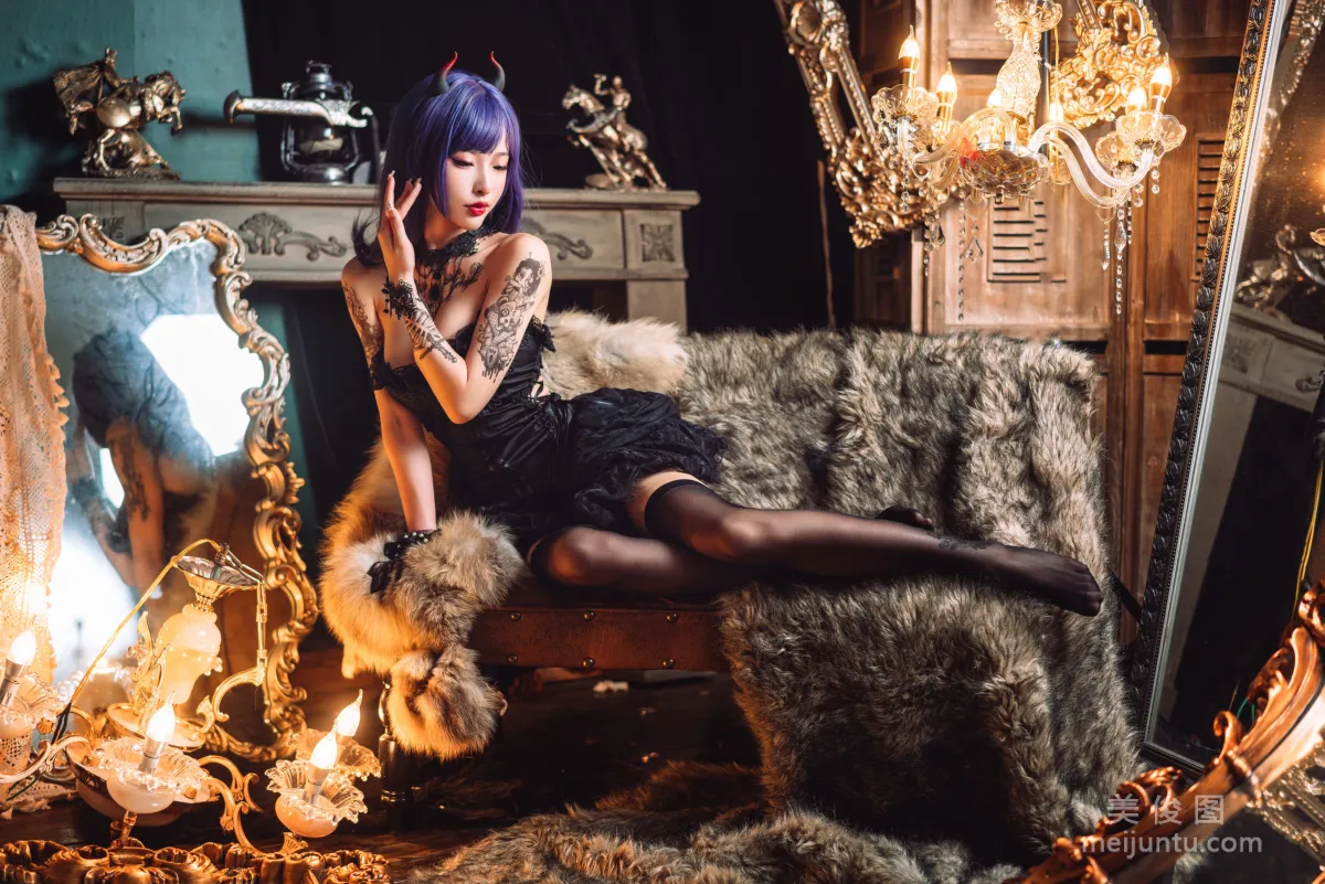 [Cosplay Collection] Beauty Qingshui Younai - Dark Tattoo photo 4