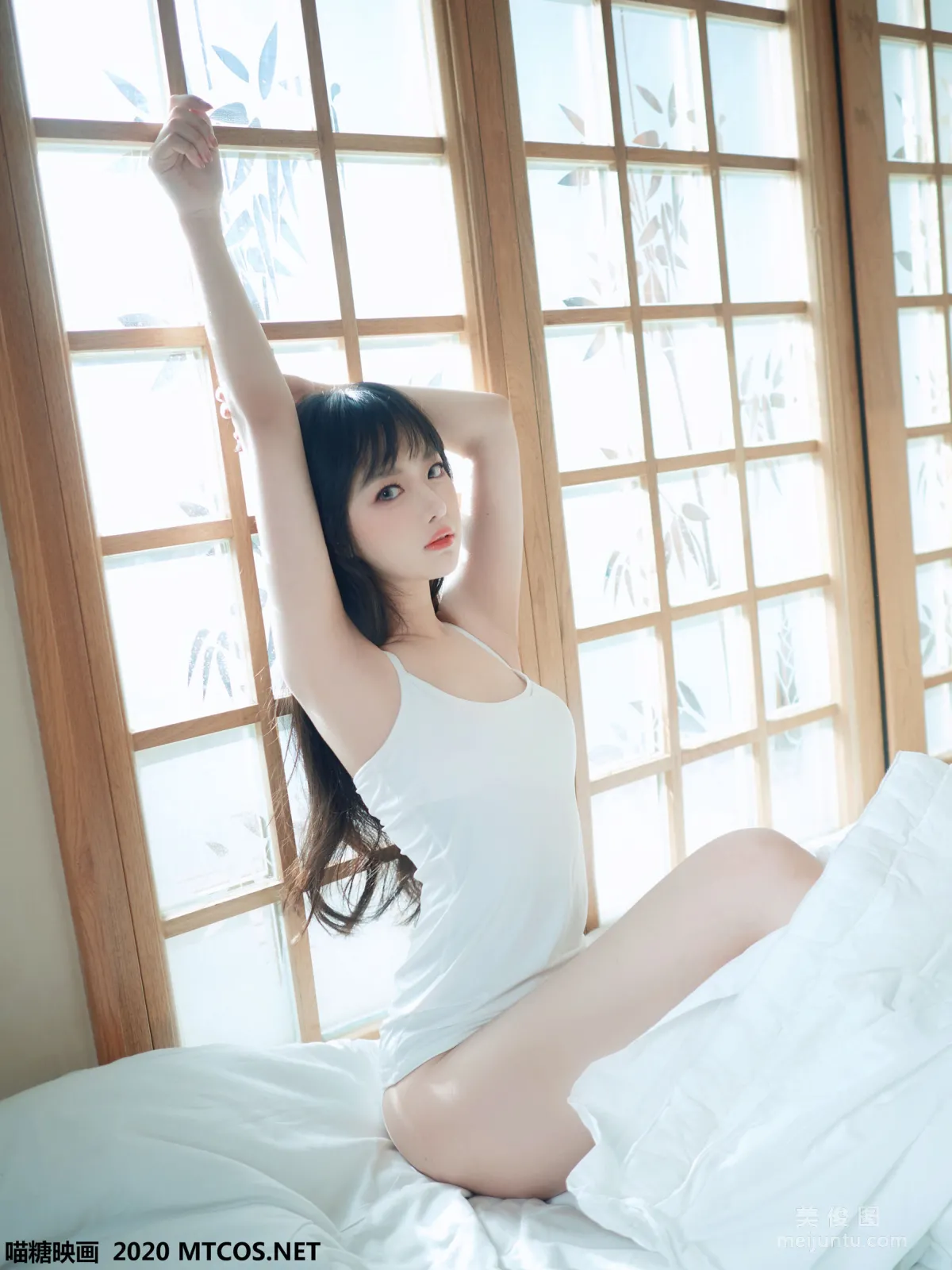 [Miaotang Yinghua] VOL.143 Japanese Style White T Private Shoot Photo Set photo 32
