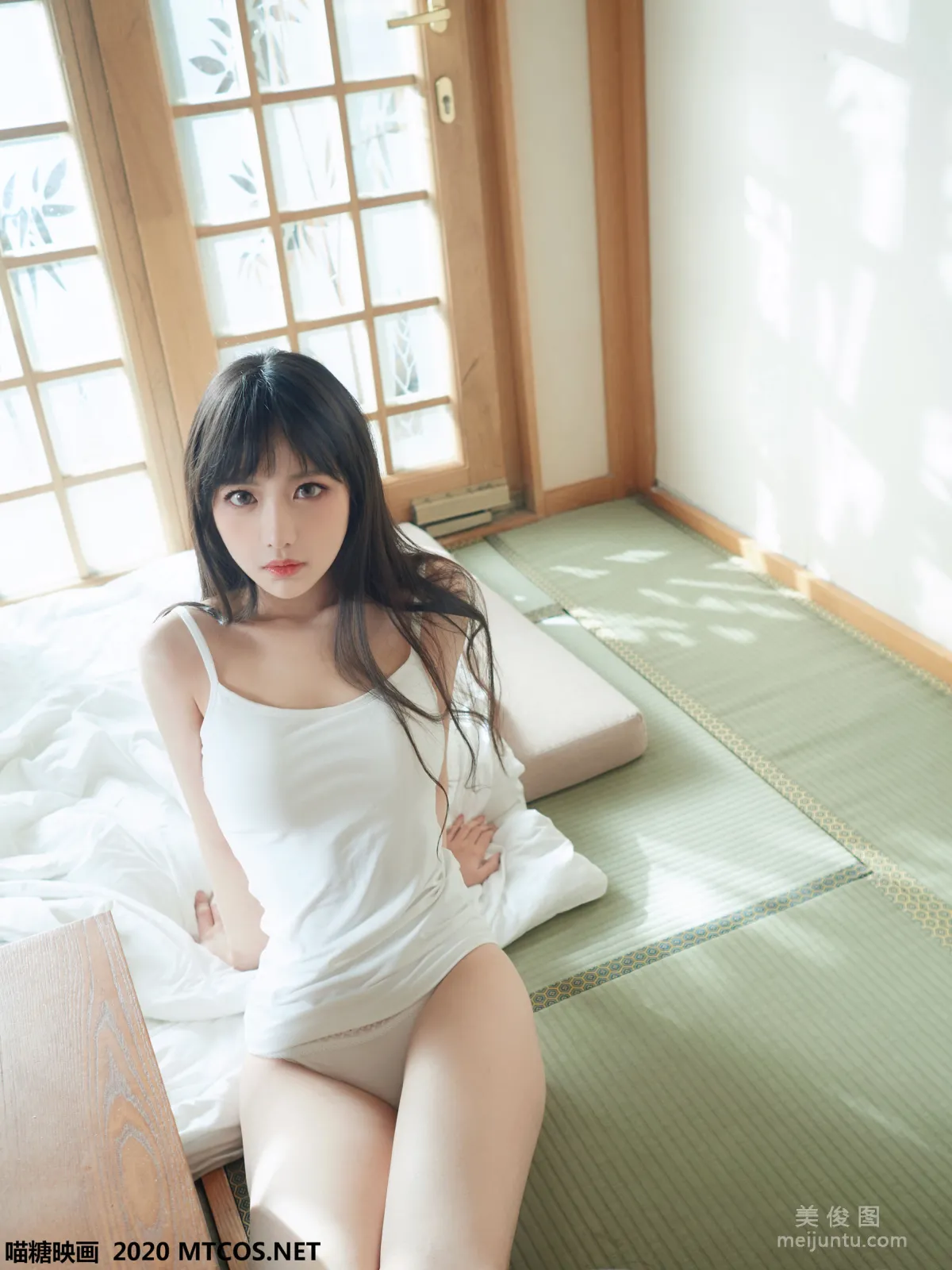 [Miaotang Yinghua] VOL.143 Japanese Style White T Private Shoot Photo Set photo 25