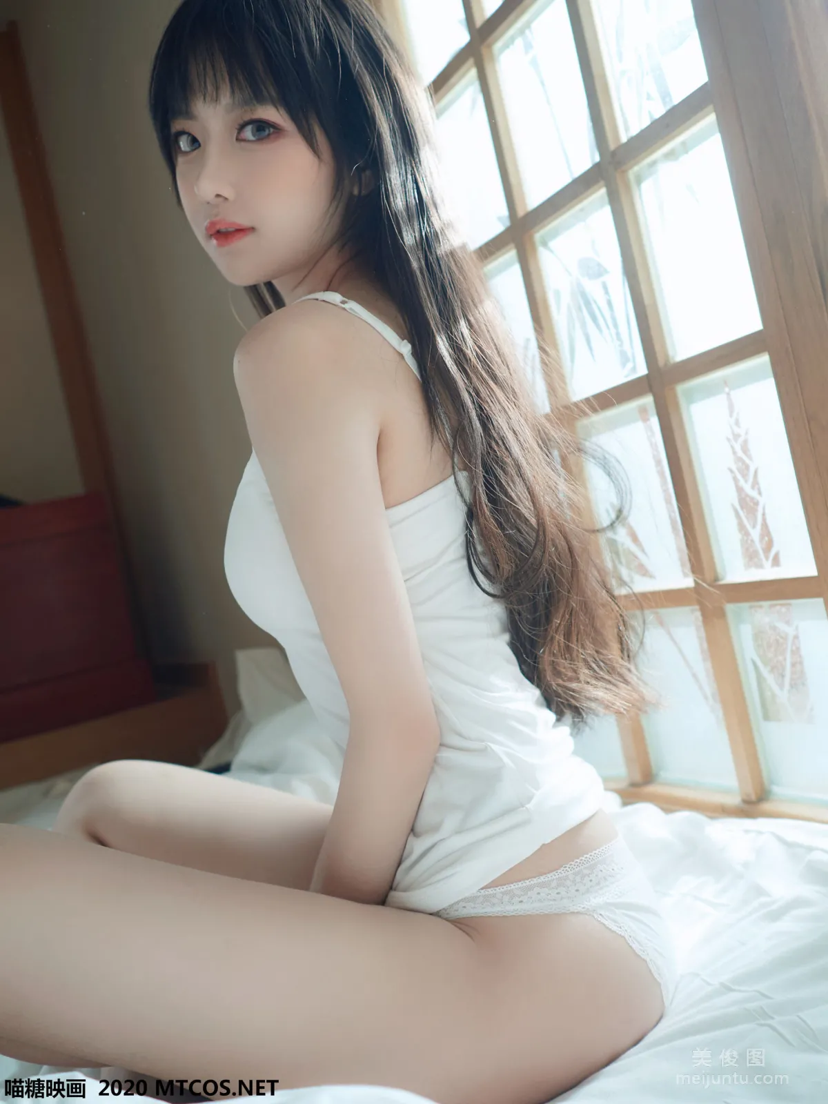 [Miaotang Yinghua] VOL.143 Japanese Style White T Private Shoot Photo Set photo 14