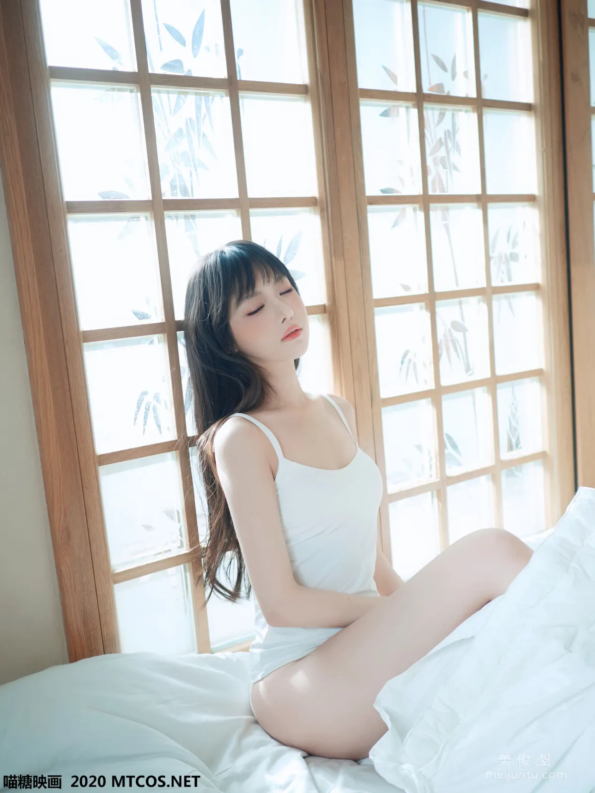 [Miaotang Yinghua] VOL.143 Japanese Style White T Private Shoot Photo Set photo 34