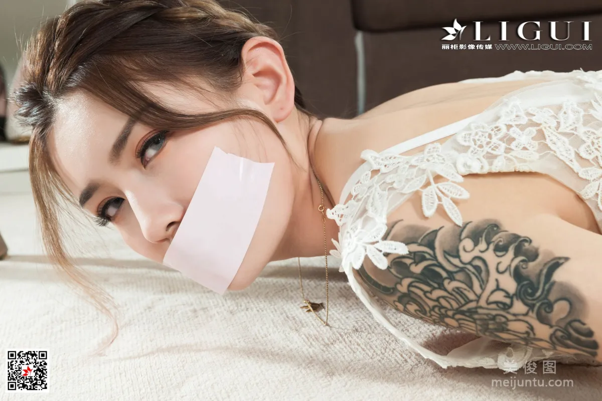 Model 甜甜《白丝婚纱美束》 [丽柜Ligui] 写真集71