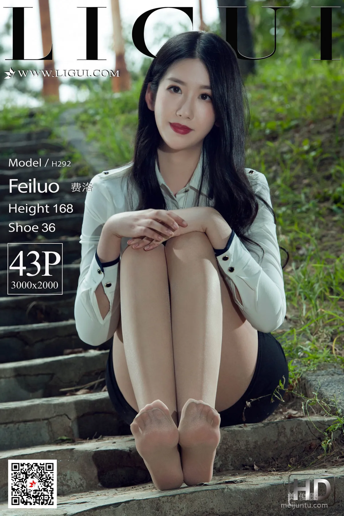 Model 費洛《極品絲襪美腿》 [麗櫃Ligui] 寫真集 1
