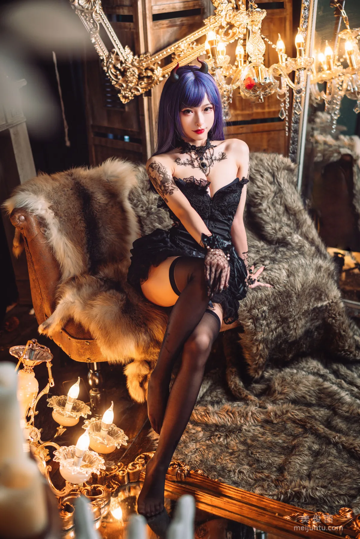 [Cosplay Collection] Beauty Qingshui Younai - Dark Tattoo photo 3