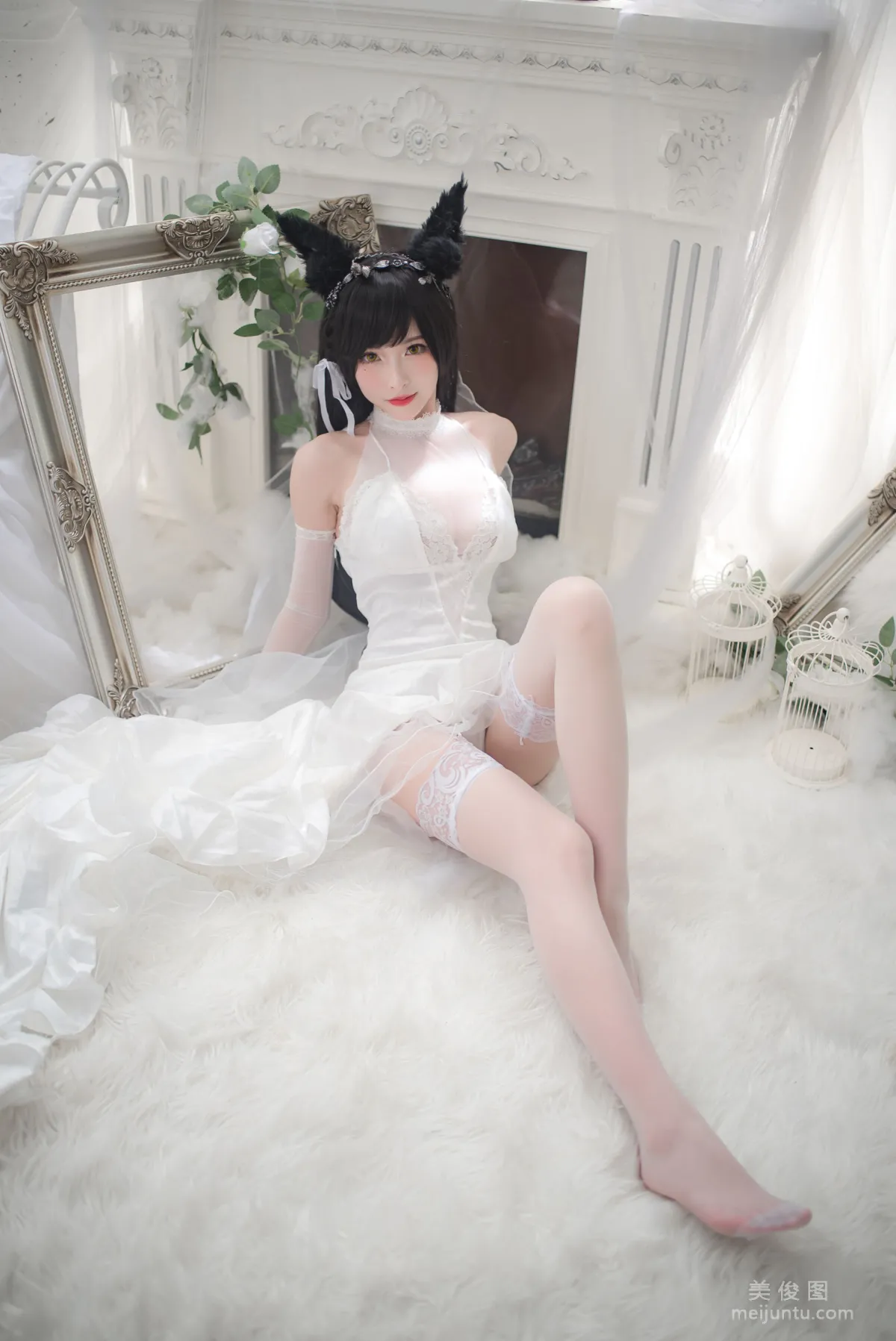 [Cosplay] Beauty Qingshui Younai - Atago Wedding Dress photo 21