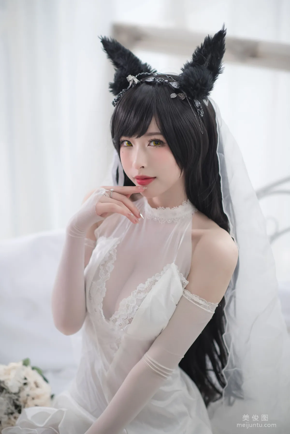 [COS福利] 尤物清水由乃 - 愛宕婚紗 6