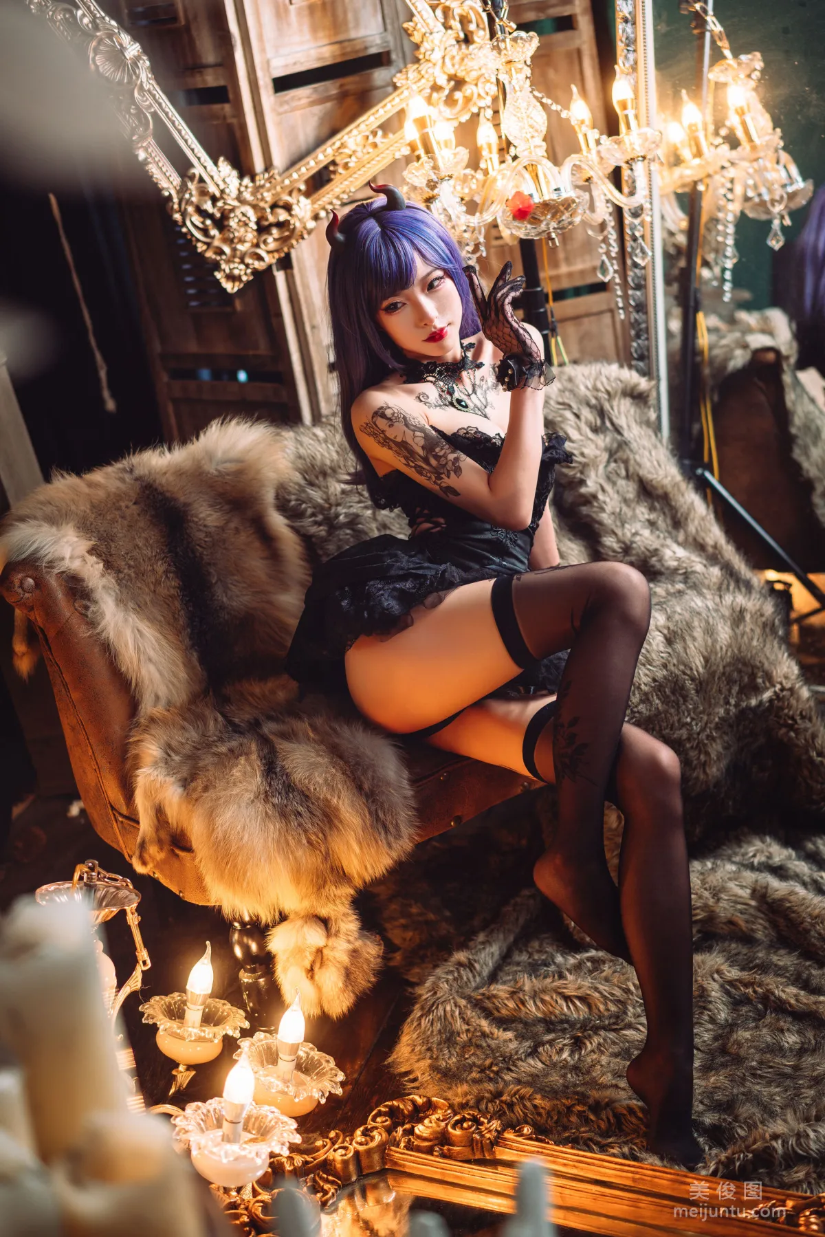 [Cosplay Collection] Beauty Qingshui Younai - Dark Tattoo photo 2