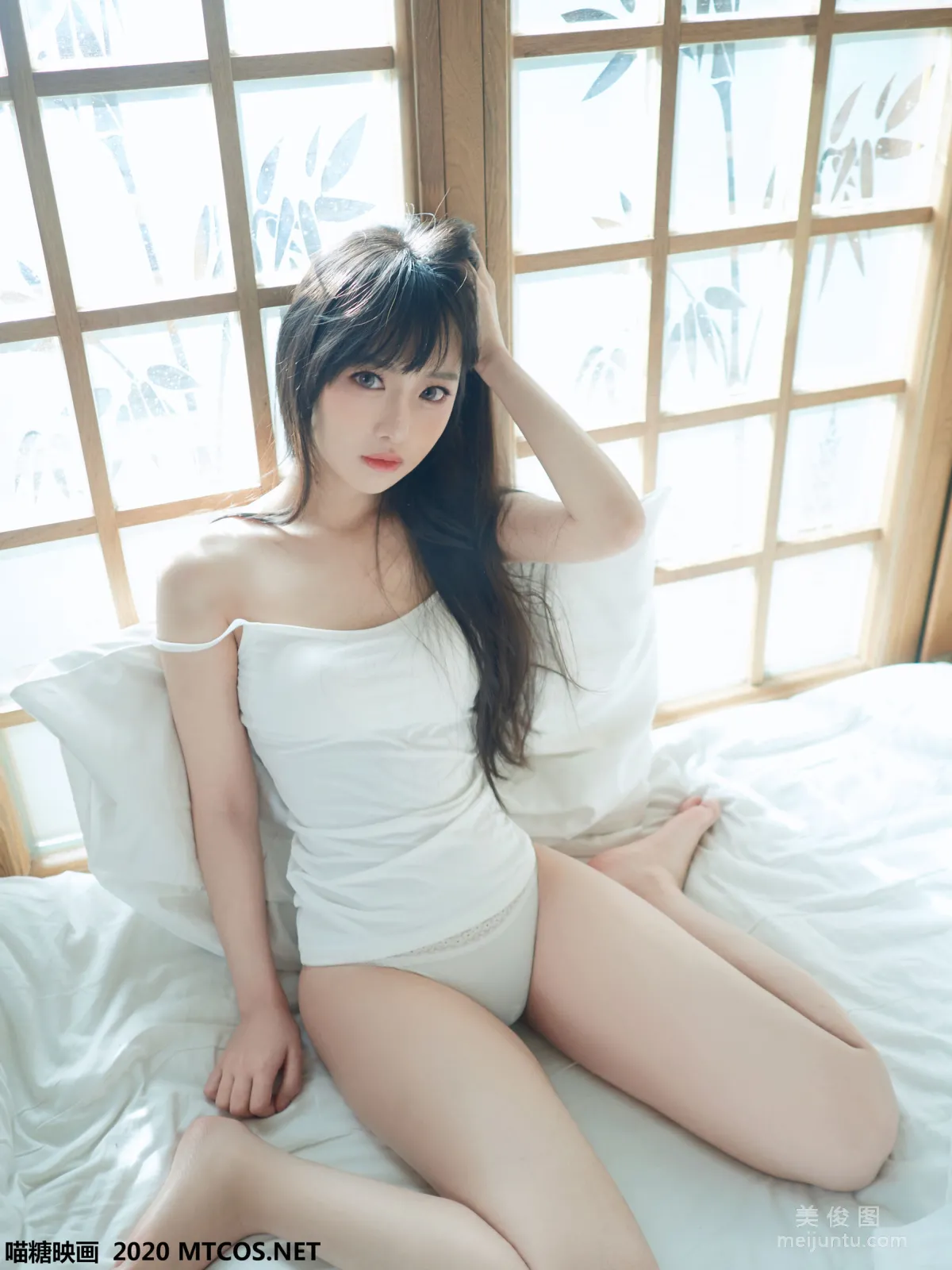 [Miaotang Yinghua] VOL.143 Japanese Style White T Private Shoot Photo Set photo 22