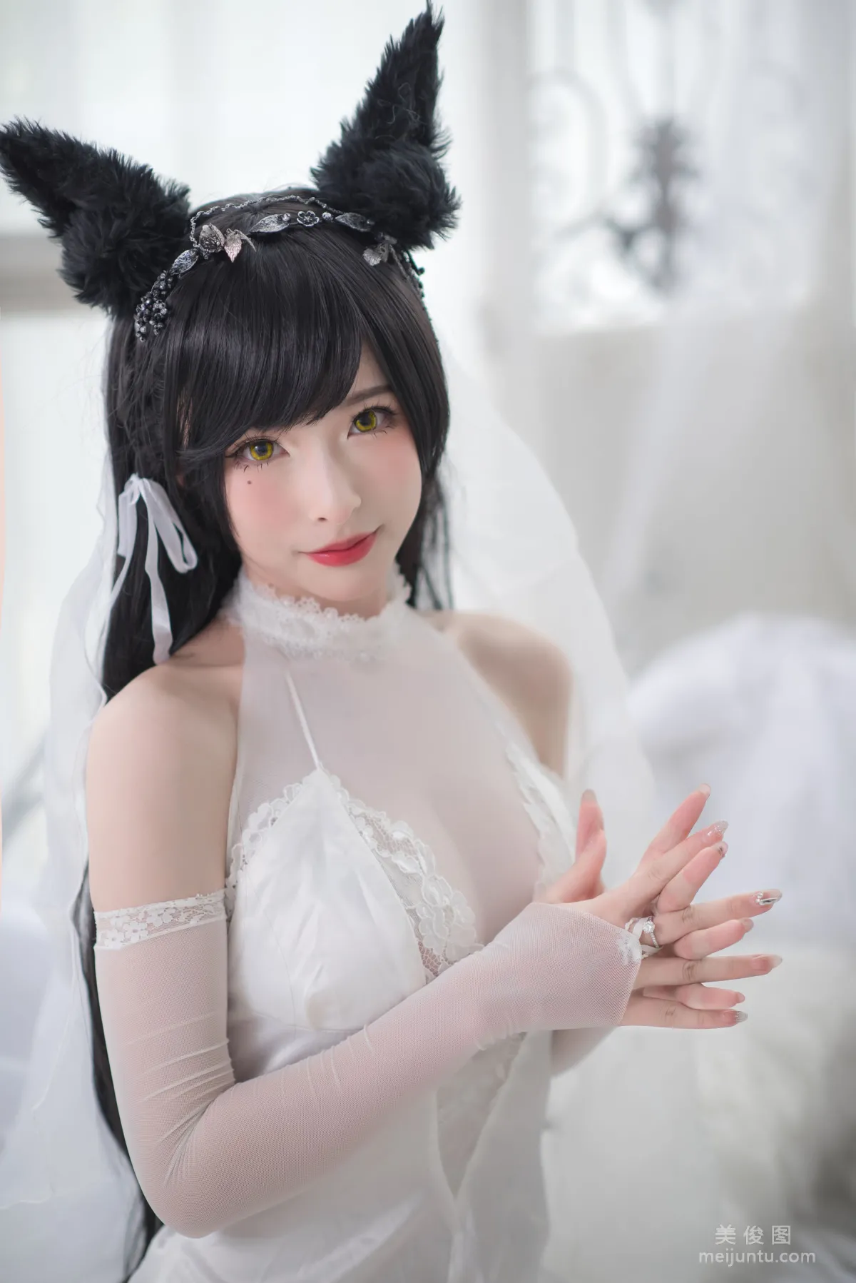 [COS福利] 尤物清水由乃 - 愛宕婚紗 5