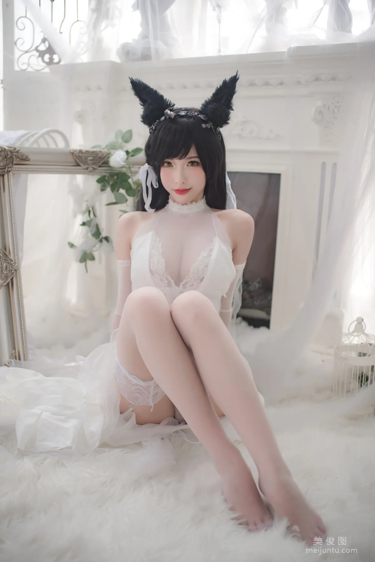 [Cosplay] Beauty Qingshui Younai - Atago Wedding Dress photo 20