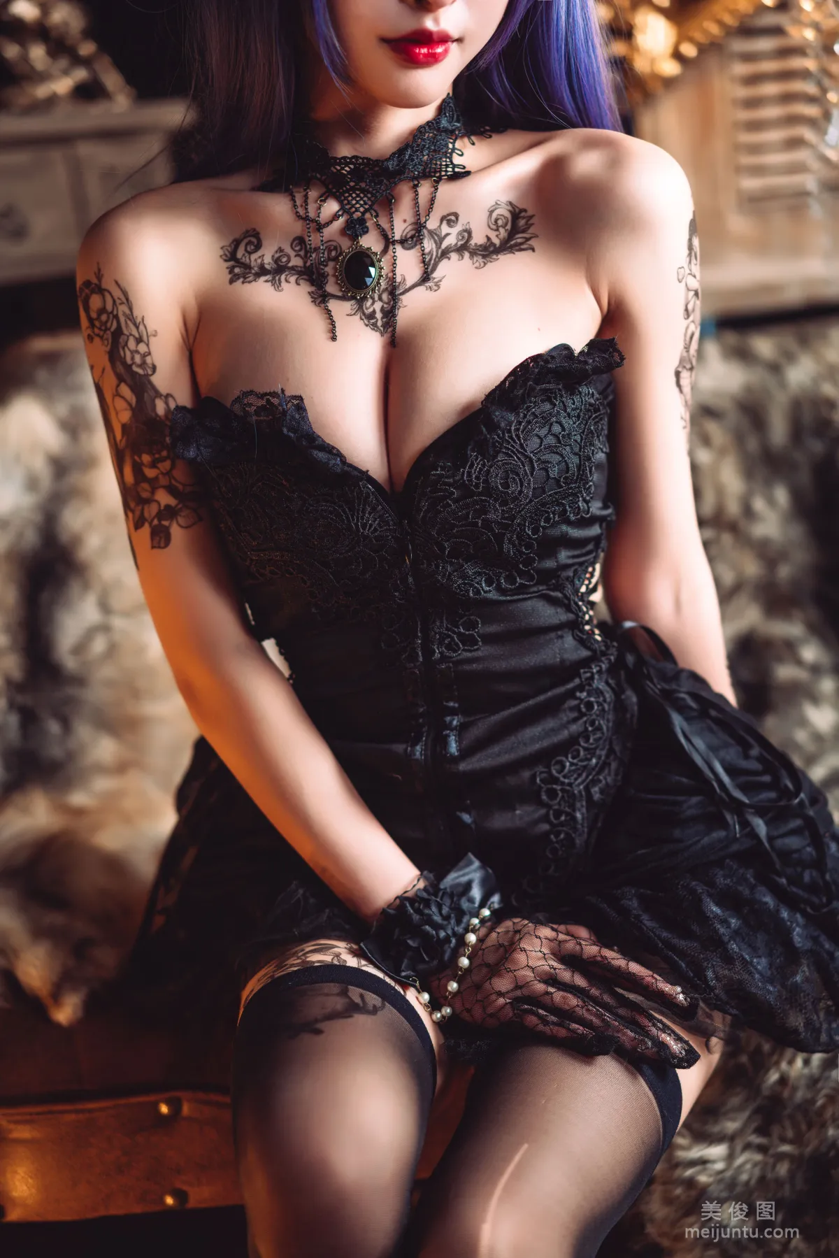 [Cosplay Collection] Beauty Qingshui Younai - Dark Tattoo photo 16