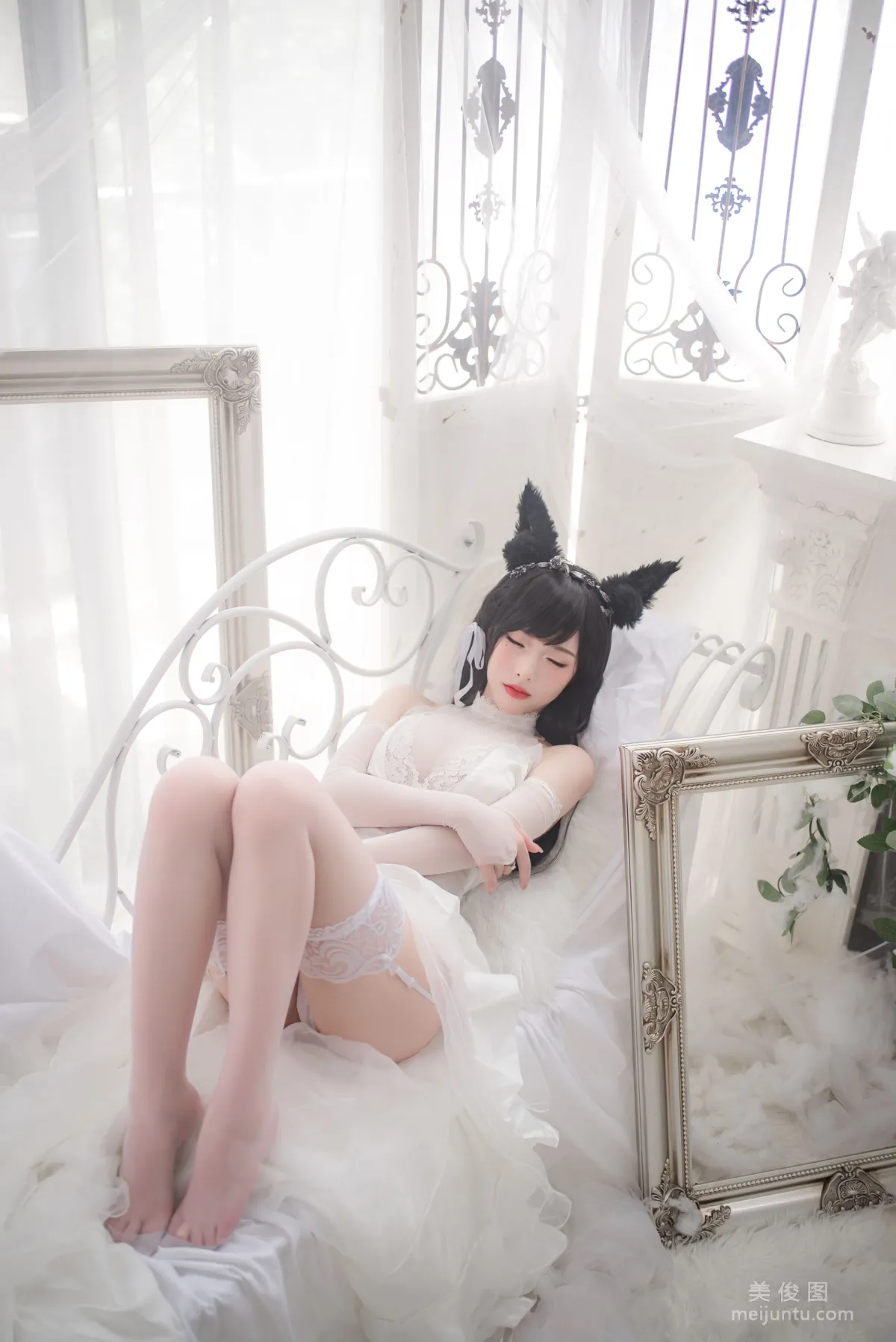 [Cosplay] Beauty Qingshui Younai - Atago Wedding Dress photo 14