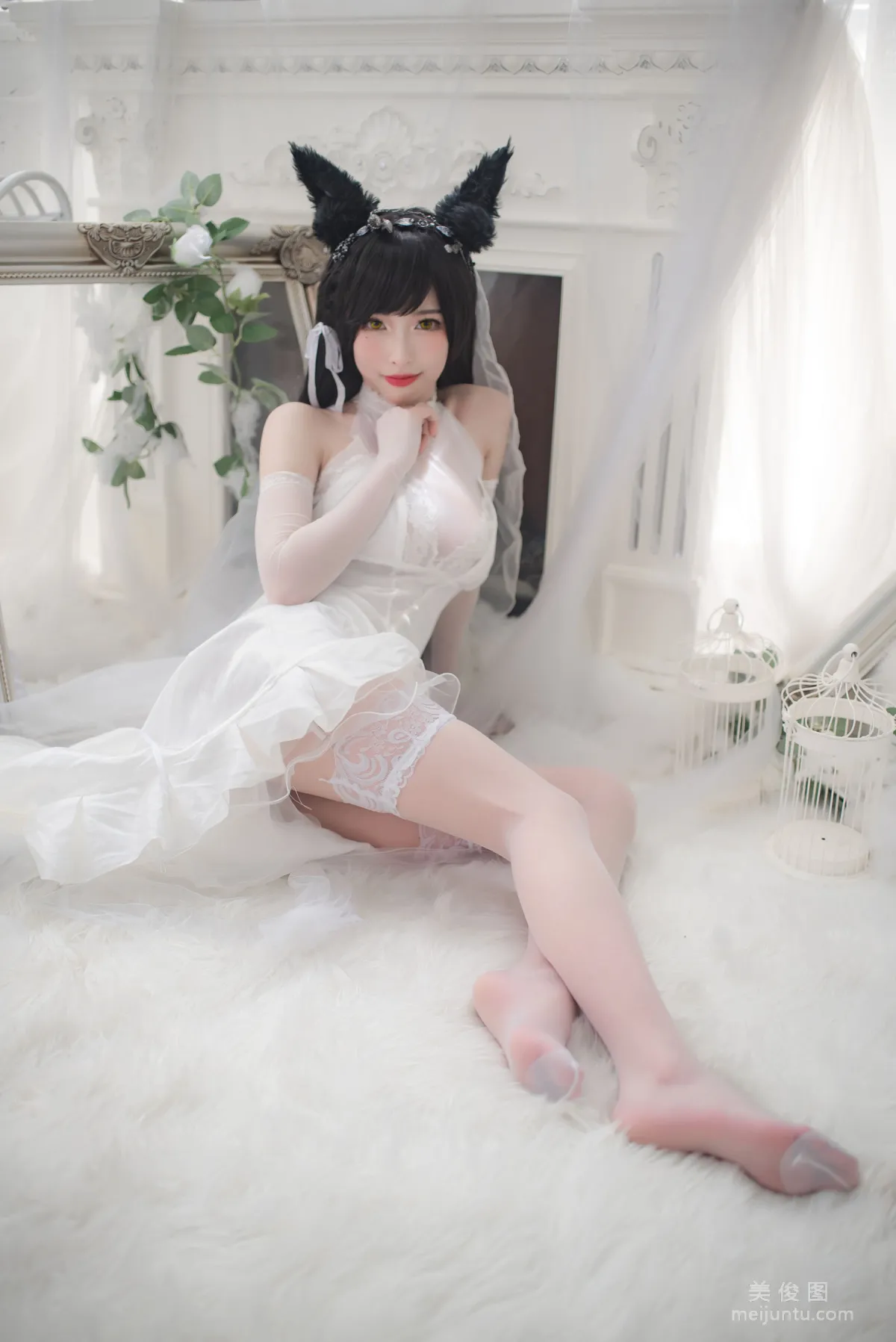 [Cosplay] Beauty Qingshui Younai - Atago Wedding Dress photo 19