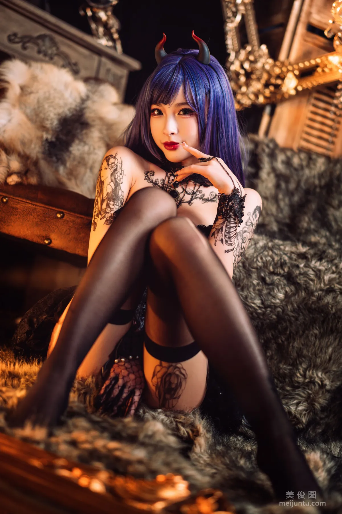 [Cosplay Collection] Beauty Qingshui Younai - Dark Tattoo photo 28
