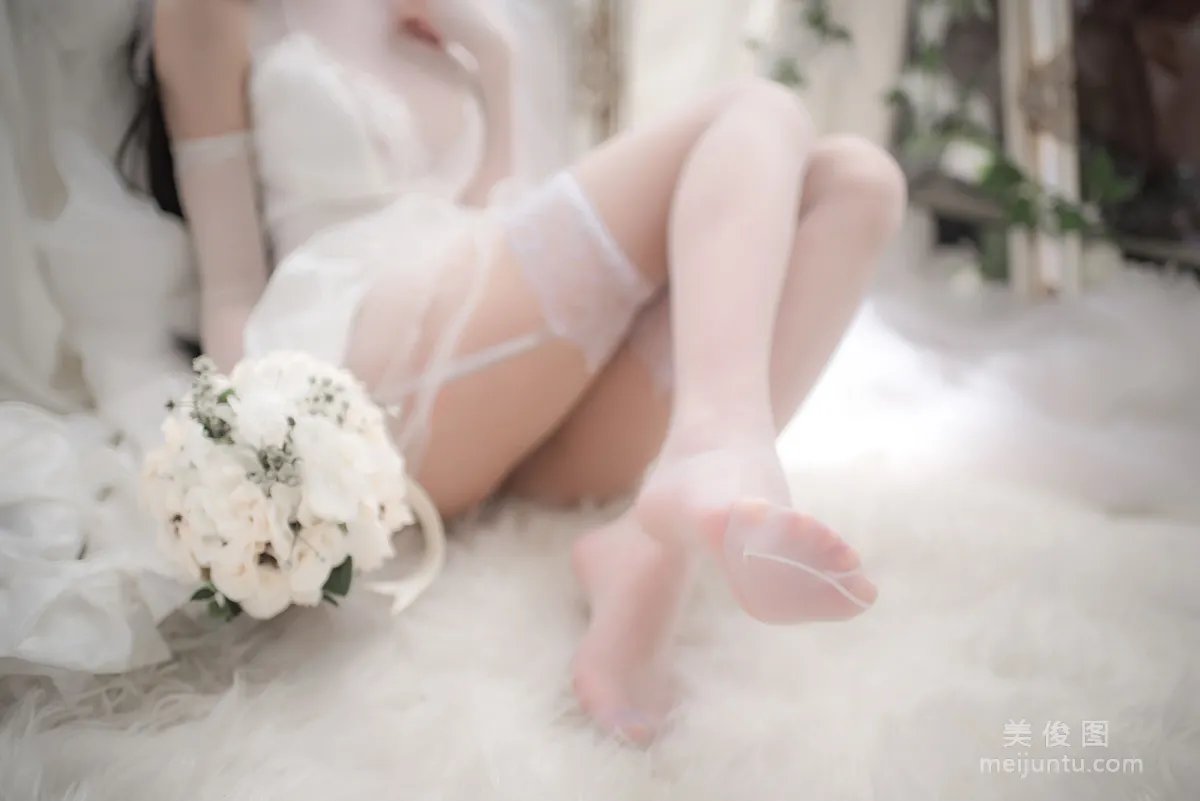 [Cosplay] Beauty Qingshui Younai - Atago Wedding Dress photo 30