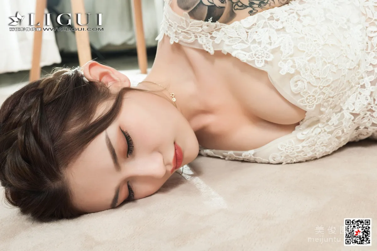 Model 甜甜《白丝婚纱美束》 [丽柜Ligui] 写真集56