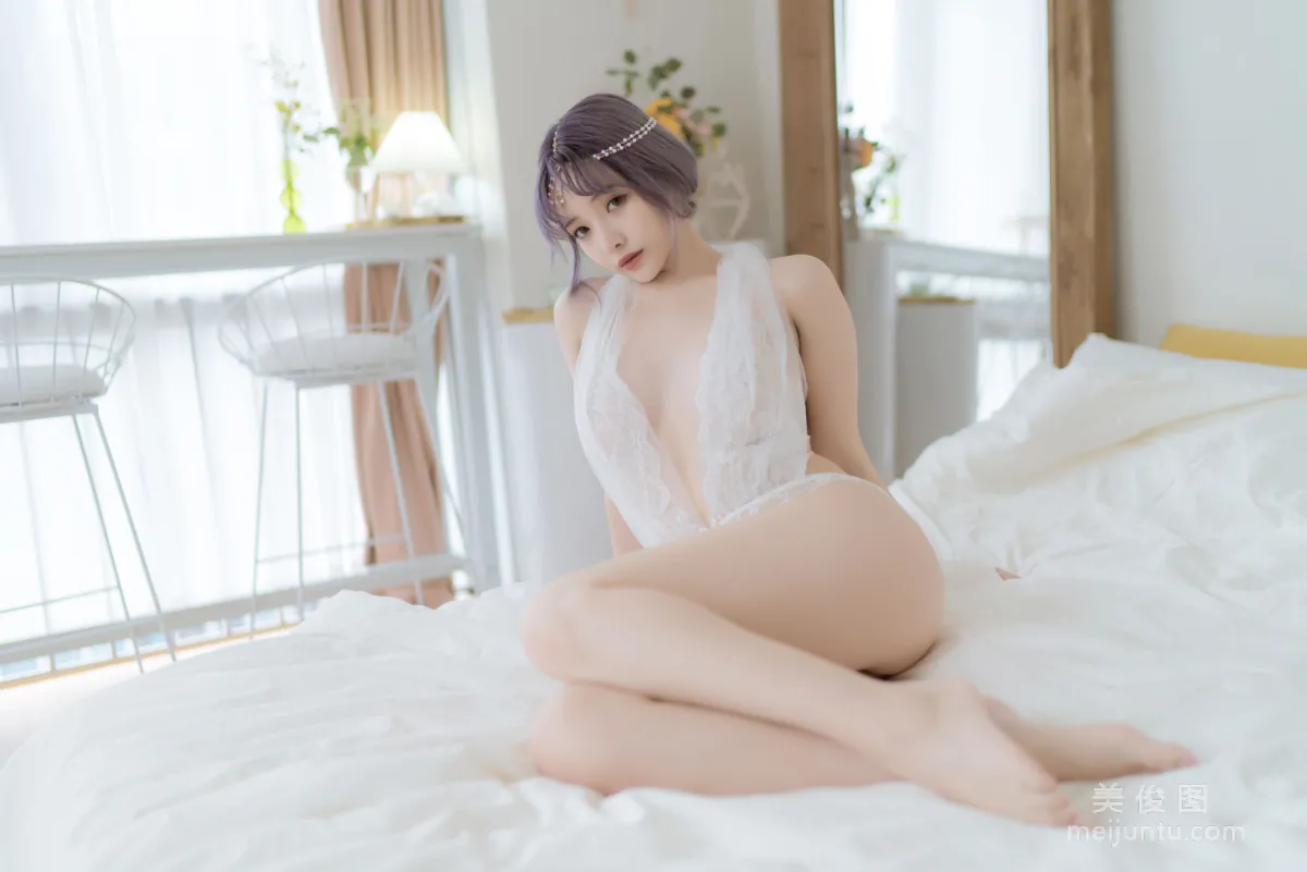 [COS Photo] Anime Blogger Wenmei Bujiang Daoli - White Greece photo 26