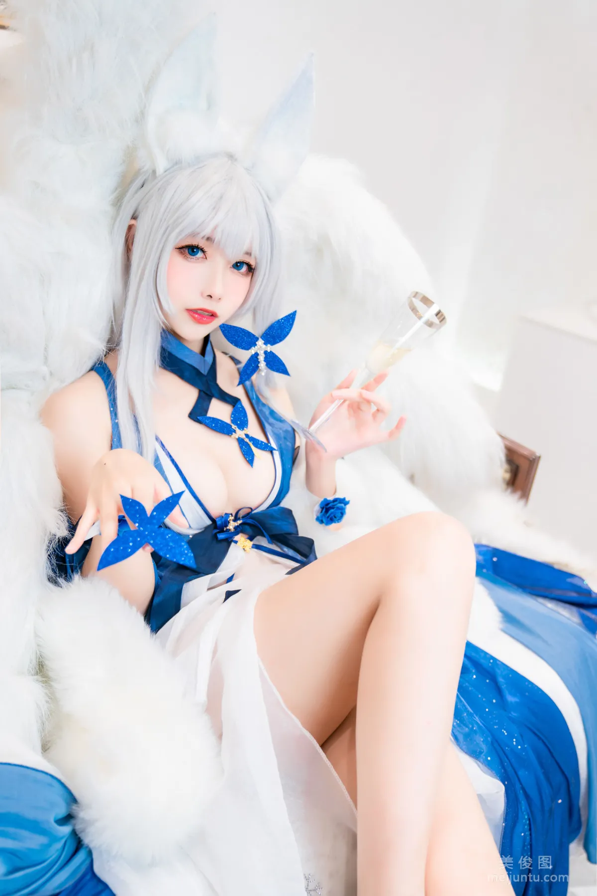 [Cosplay] Weibo Girl Momoko Kuikui, Shinano Dress photo 25