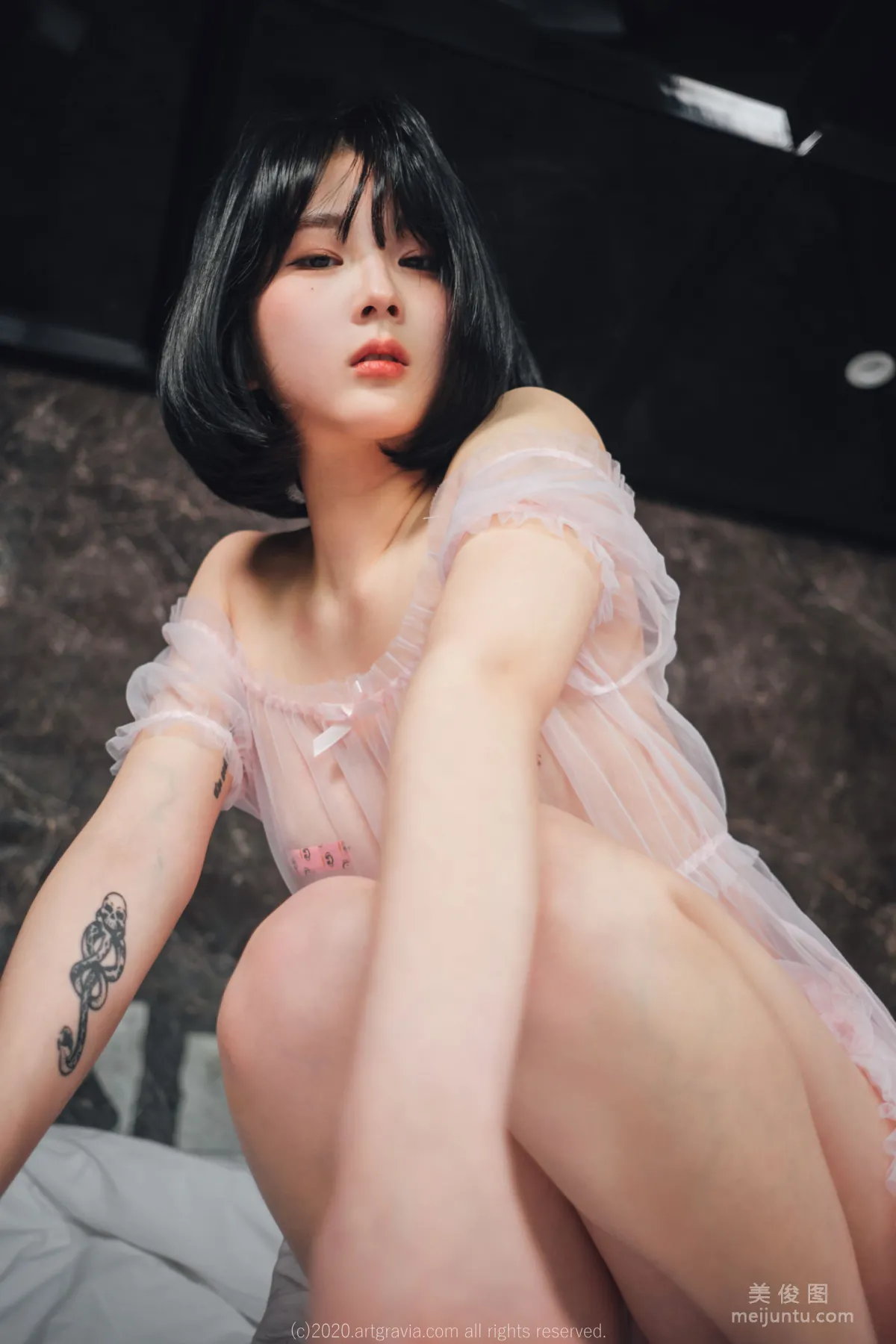 [ARTGRAVIA] VOL.162 Isabella - High-Cut and See-Through Lingerie Series photo 49