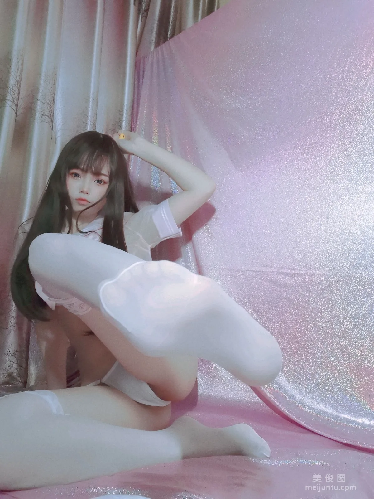 [COS Perk] Qiyue Miaozi - Pink Sailor Uniform photo 31