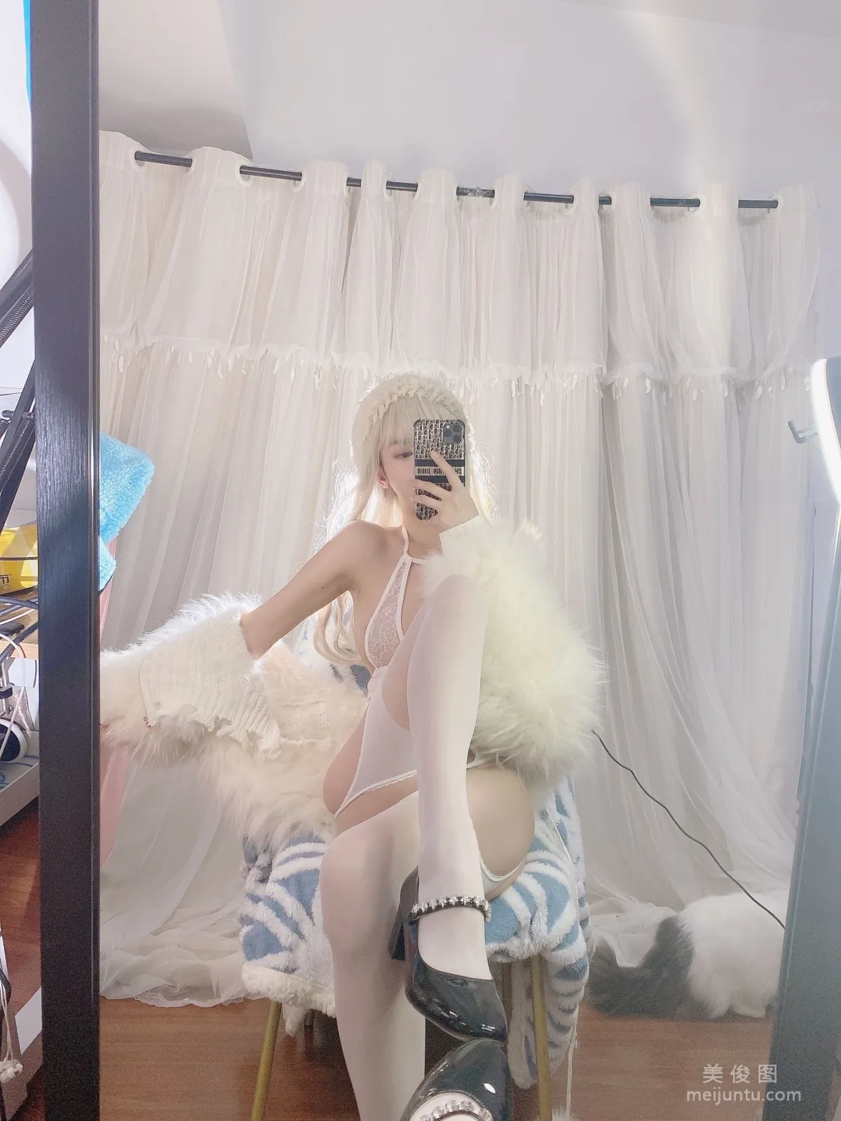[Cosplay] Douyu Mixianxian sama, White Moonlight photo 13