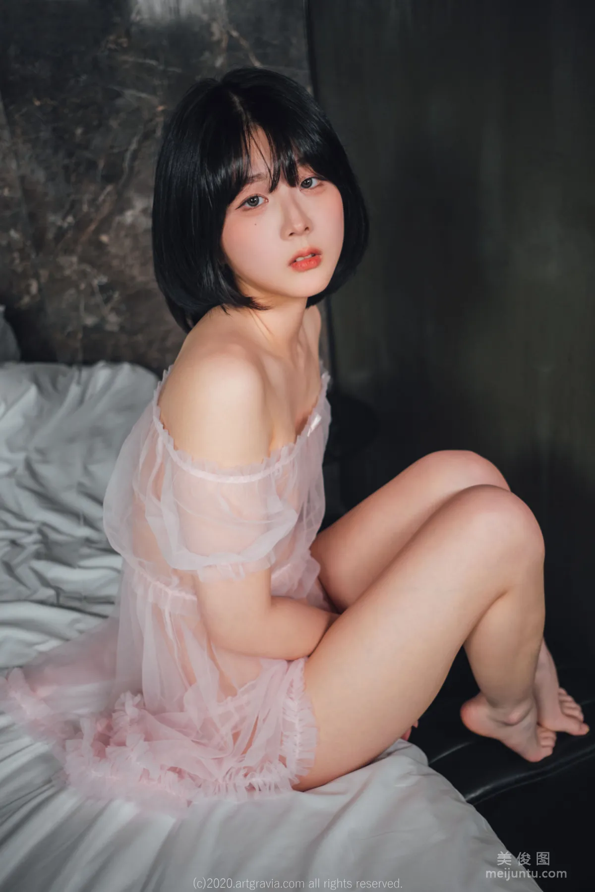 [ARTGRAVIA] VOL.162 Isabella - High-Cut and See-Through Lingerie Series photo 62