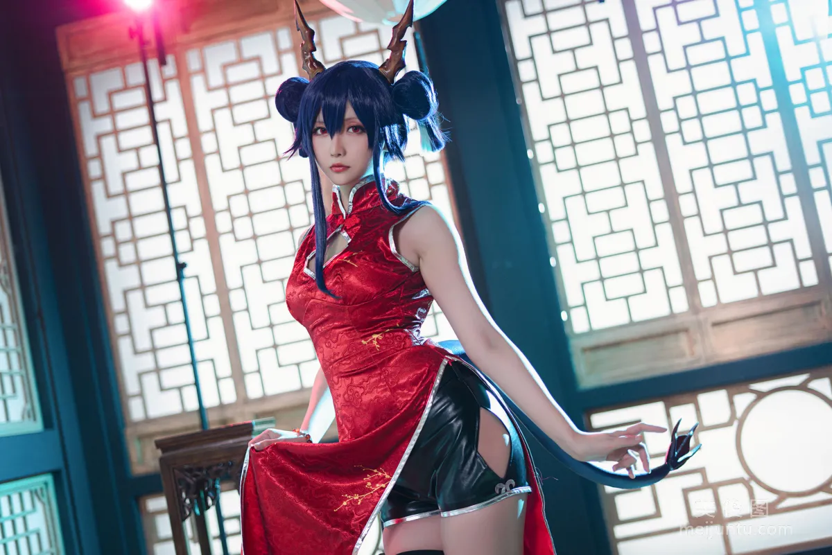 [Cosplay Photos] Xingzhi Chichi, Arknights Chen photo 14