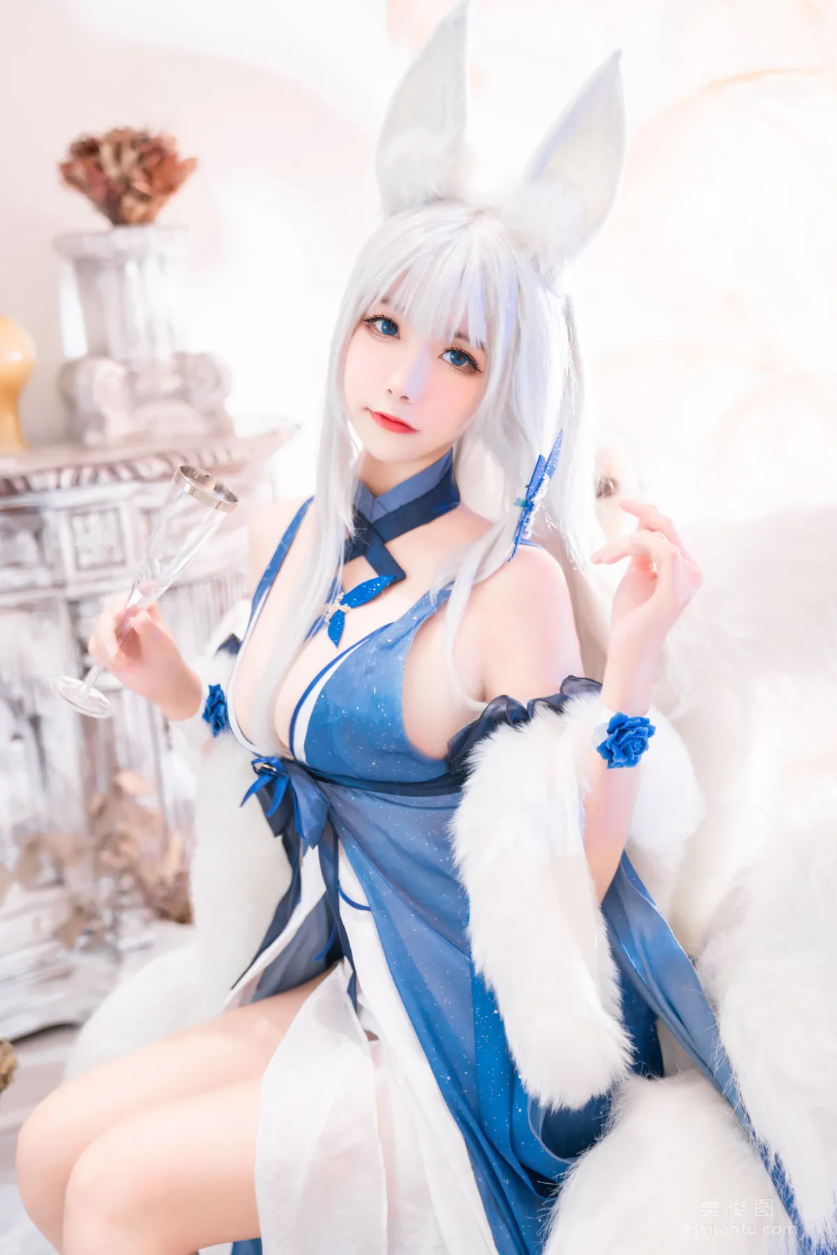 [Cosplay] Weibo Girl Momoko Kuikui, Shinano Dress photo 4