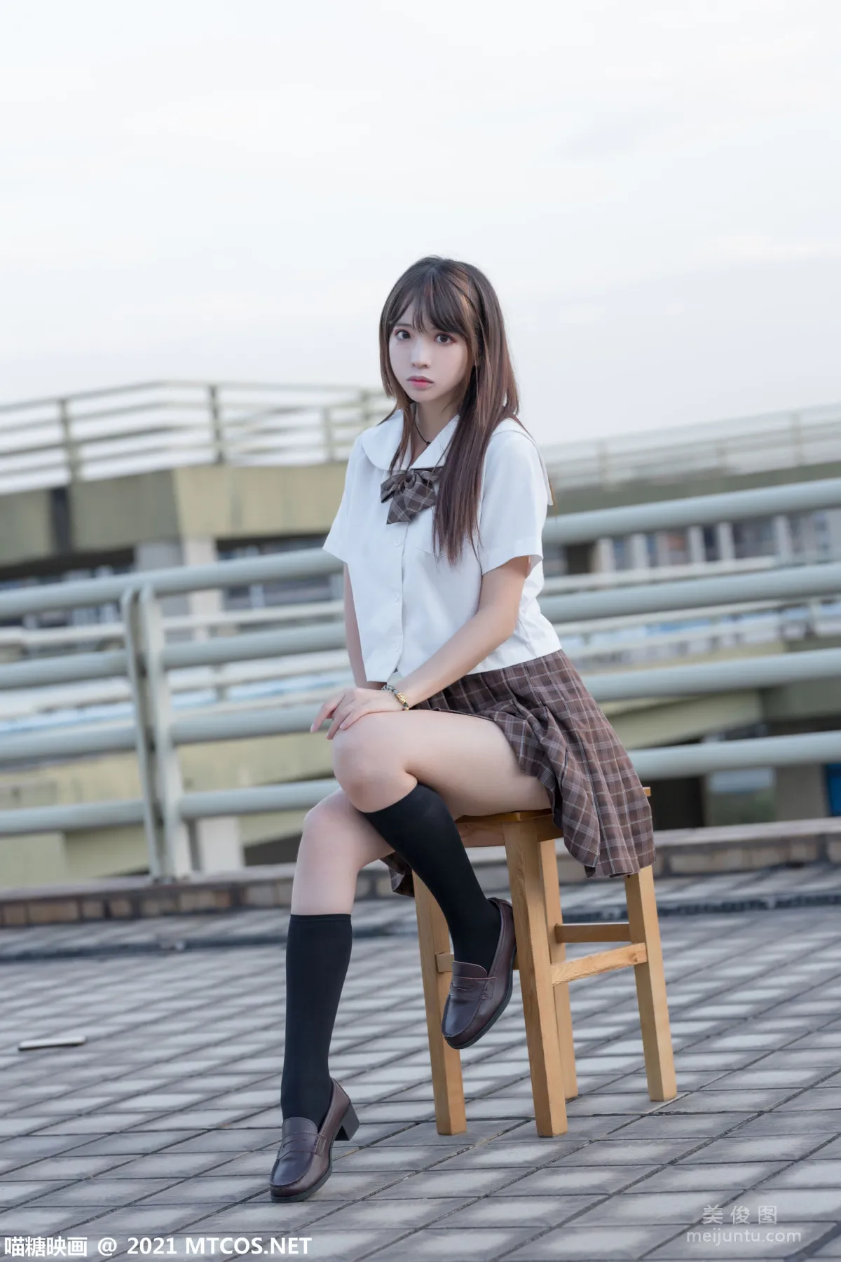 [喵糖映畫] VOL.375 憂郁少女 寫真套圖 23